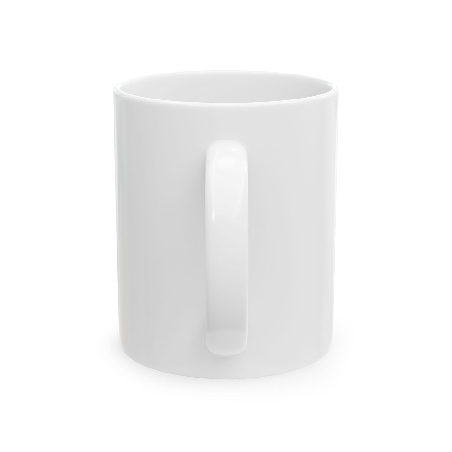 Enjoy 207 Ceramic Mug with Bone Design, Dog Lover Gift, Fun Coffee Cup, Pet Owner Accessories, Personalized Drinkware