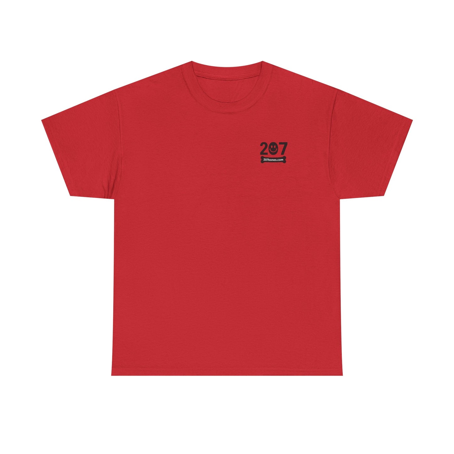 Patriotic Graphic Tee - Born to Bone, Unisex Heavy Cotton T-Shirt, Perfect for BBQs, Independence Day, and Casual Outings