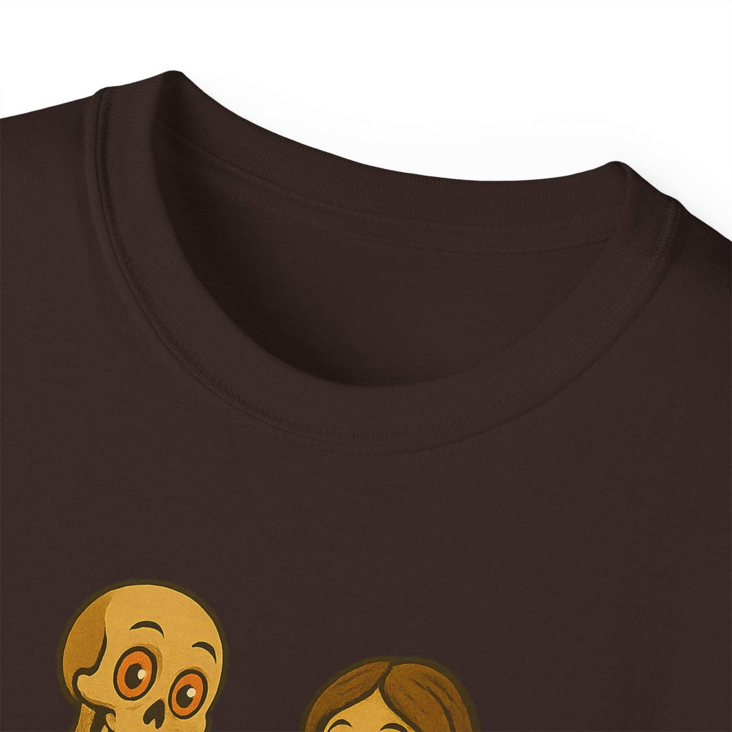 Skeleton Couple Tee, Funny Halloween Shirt, Gift for Couples, Spooky T-Shirt, Unisex Graphic Tee, Bone Humor Top