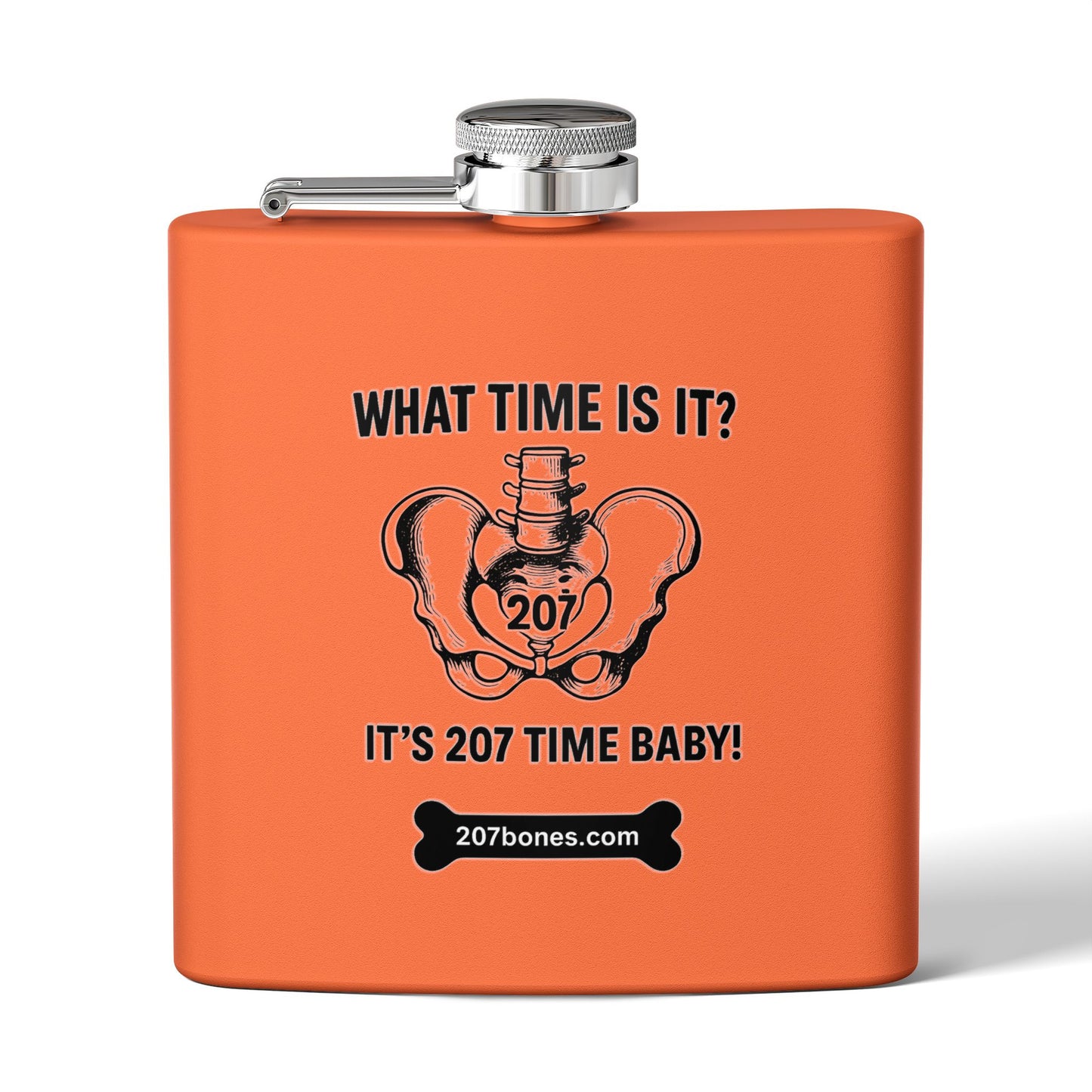 Unique 6oz Stainless Steel Flask | Perfect Gift for Parties, Tailgating, Camping, Birthdays, or As A Gag Gift