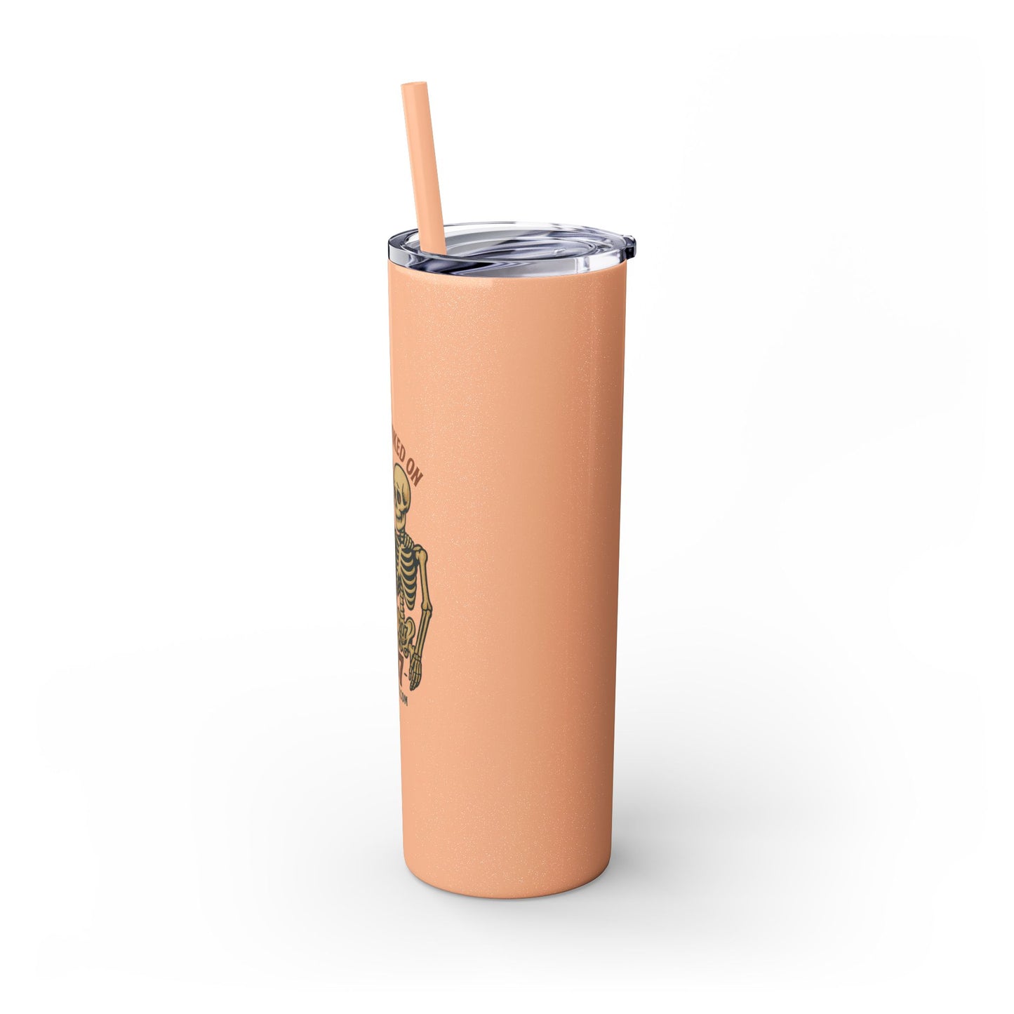 Totally Hooked Skinny Tumbler - 20oz, Cute Halloween Mug, Fun Gift for Coffee Lovers, Party Essentials, Unique Personalized Cup