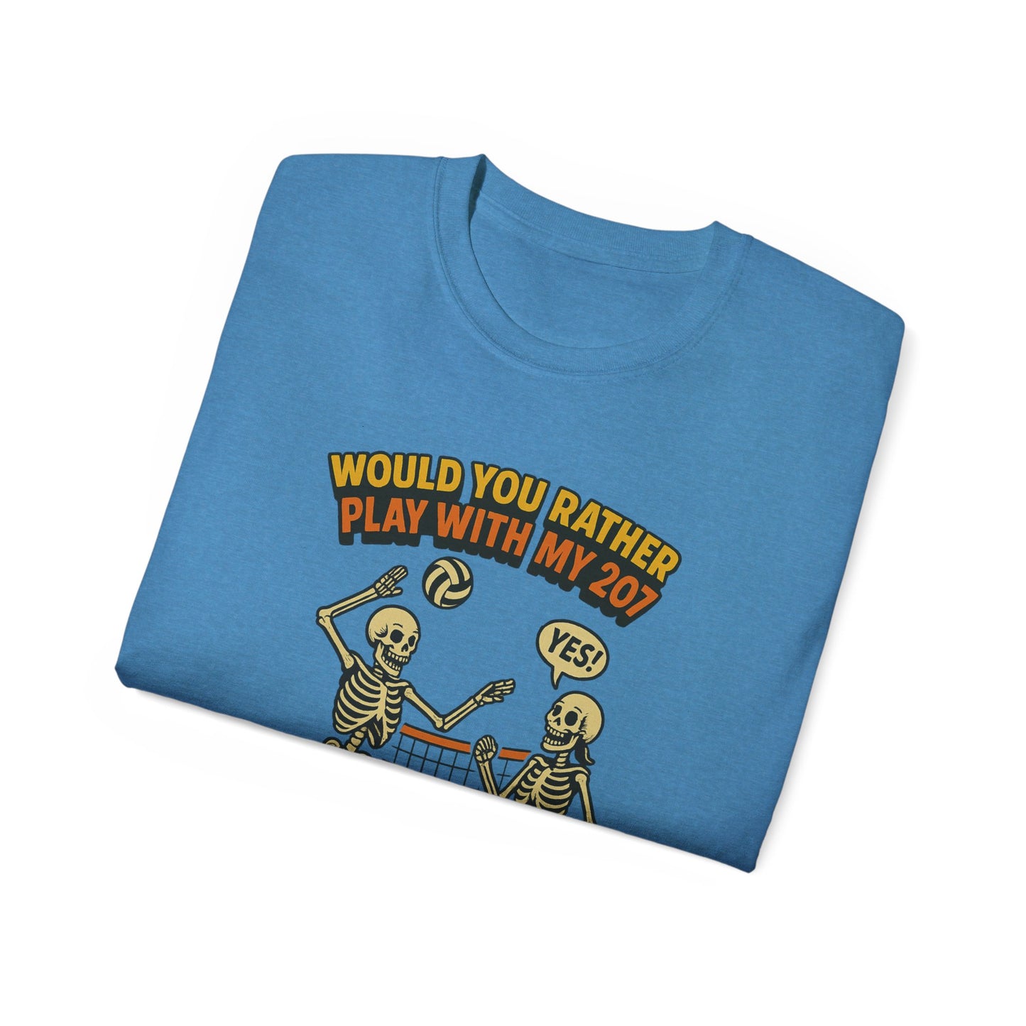 Humorous Skeleton Graphic Tee, Halloween Shirt, Unisex Tee, Playful T-Shirt, Gift for Gamers, Casual Wear