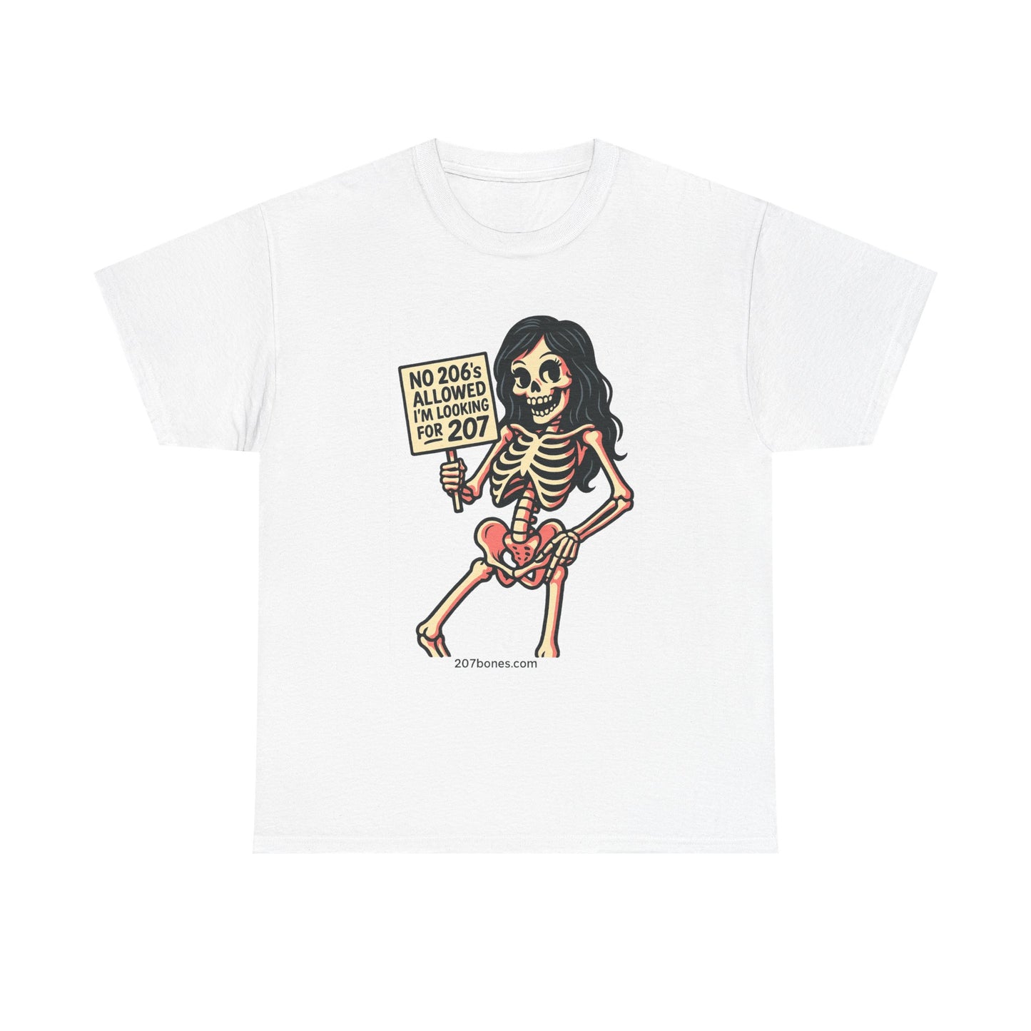Skeleton Protest Unisex Tee - Fun Graphic T-Shirt for Halloween, Casual Wear, Gift for Friends, Vintage Style, Statement Shirt