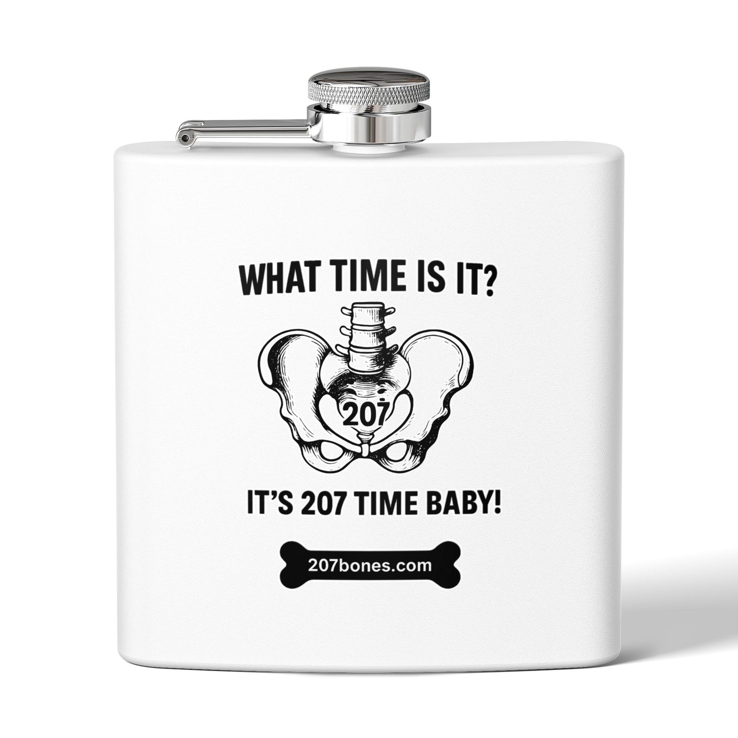 Unique 6oz Stainless Steel Flask | Perfect Gift for Parties, Tailgating, Camping, Birthdays, or As A Gag Gift