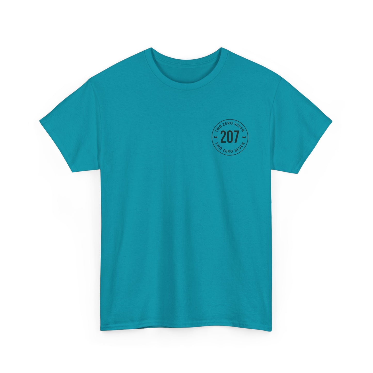 Unisex Heavy Cotton Tee - Bone of the Free, Home of the 207, American Spirit T-Shirt, Patriotic Tee, Casual Wear, Gift for Veterans