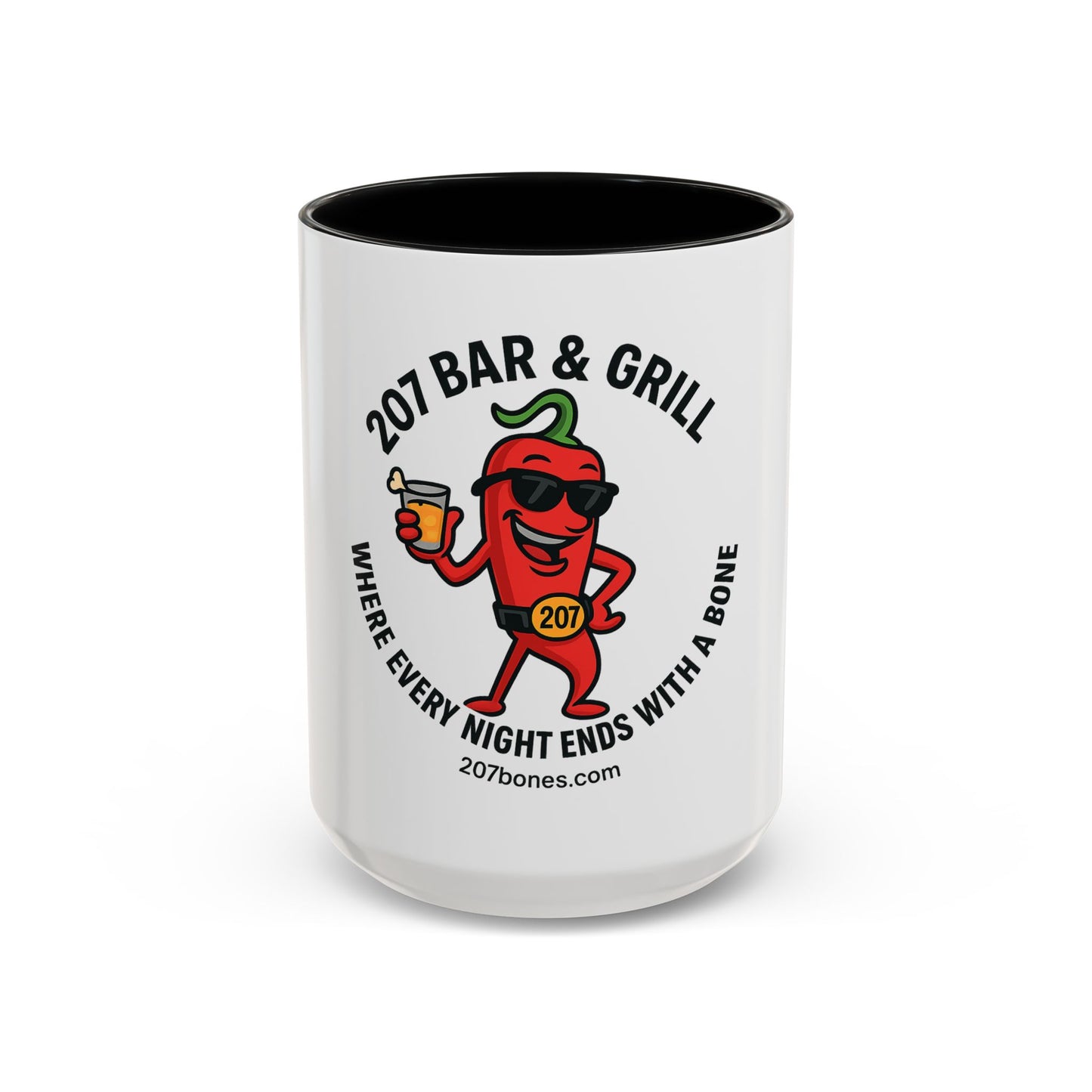 Fun Chili Pepper Accent Coffee Mug - Perfect for Bars, Cooking Gifts, Kitchen Decor, Party Favors, and Casual Gatherings