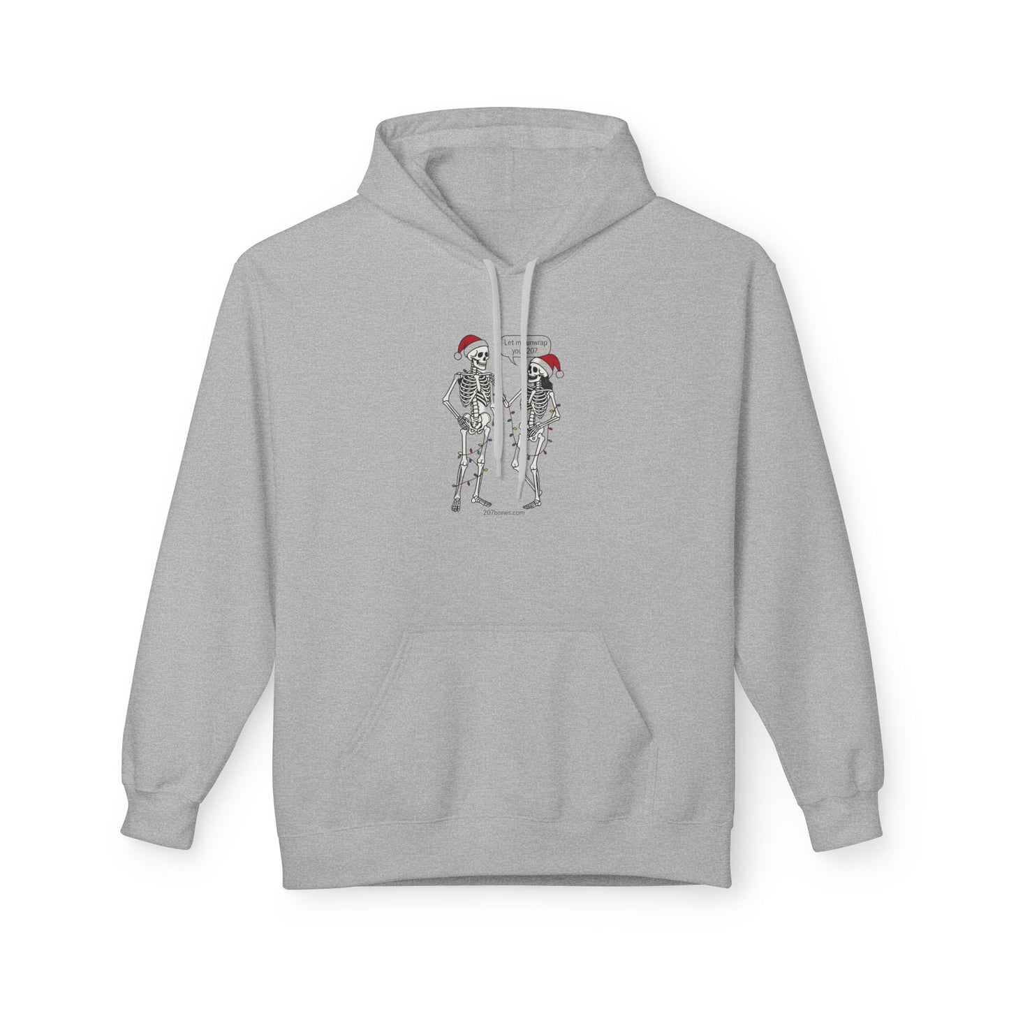Festive Graphic Hoodie, Christmas Gift, Holiday Apparel, Cozy Winter Wear