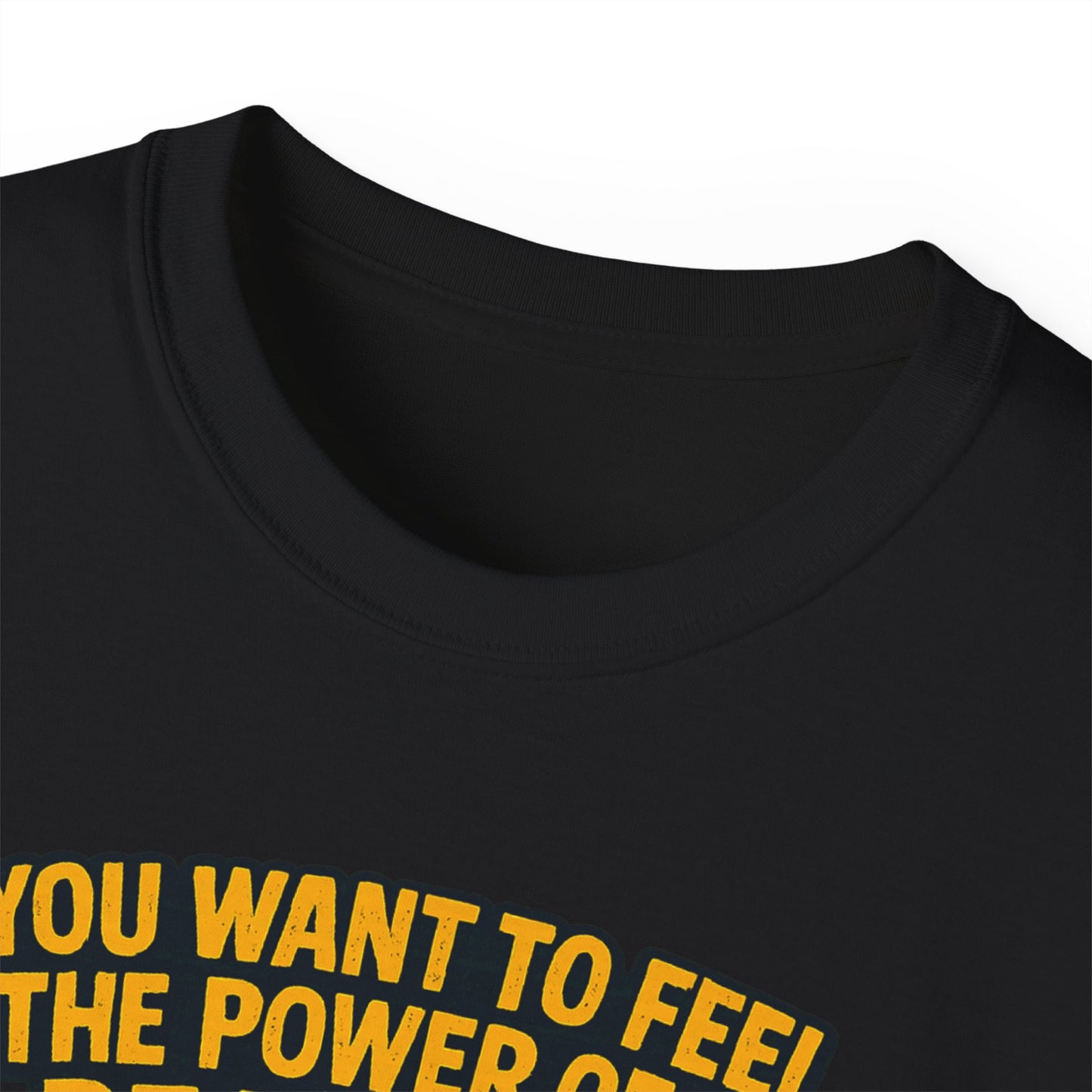 Unisex Motorcycle Theme Tee - Feel the Power Tee, Casual T-Shirt, Halloween Costume Top, Biker Gift, Fun Skull Shirt