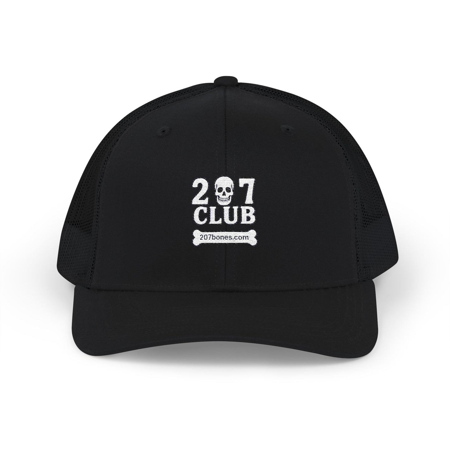 Skull Club Snapback Cap, Trendy Trucker Hat, Outdoor Adventure Gear, Casual Streetwear, Gothic Style Accessory