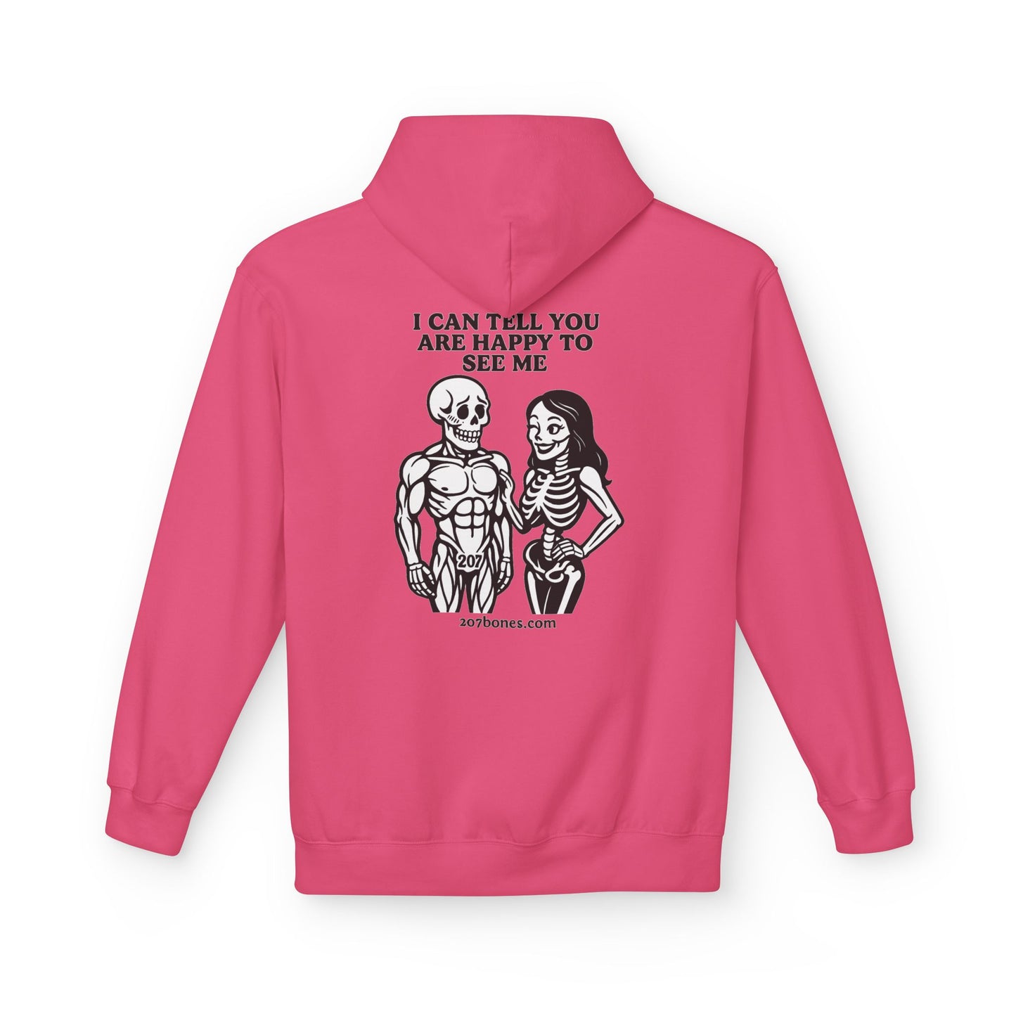 Skeleton Humor Hoodie, Unisex Funny Hoodie, Softstyle Fleece, Halloween Apparel, Gift for Him and Her, Comfortable Casual Wear