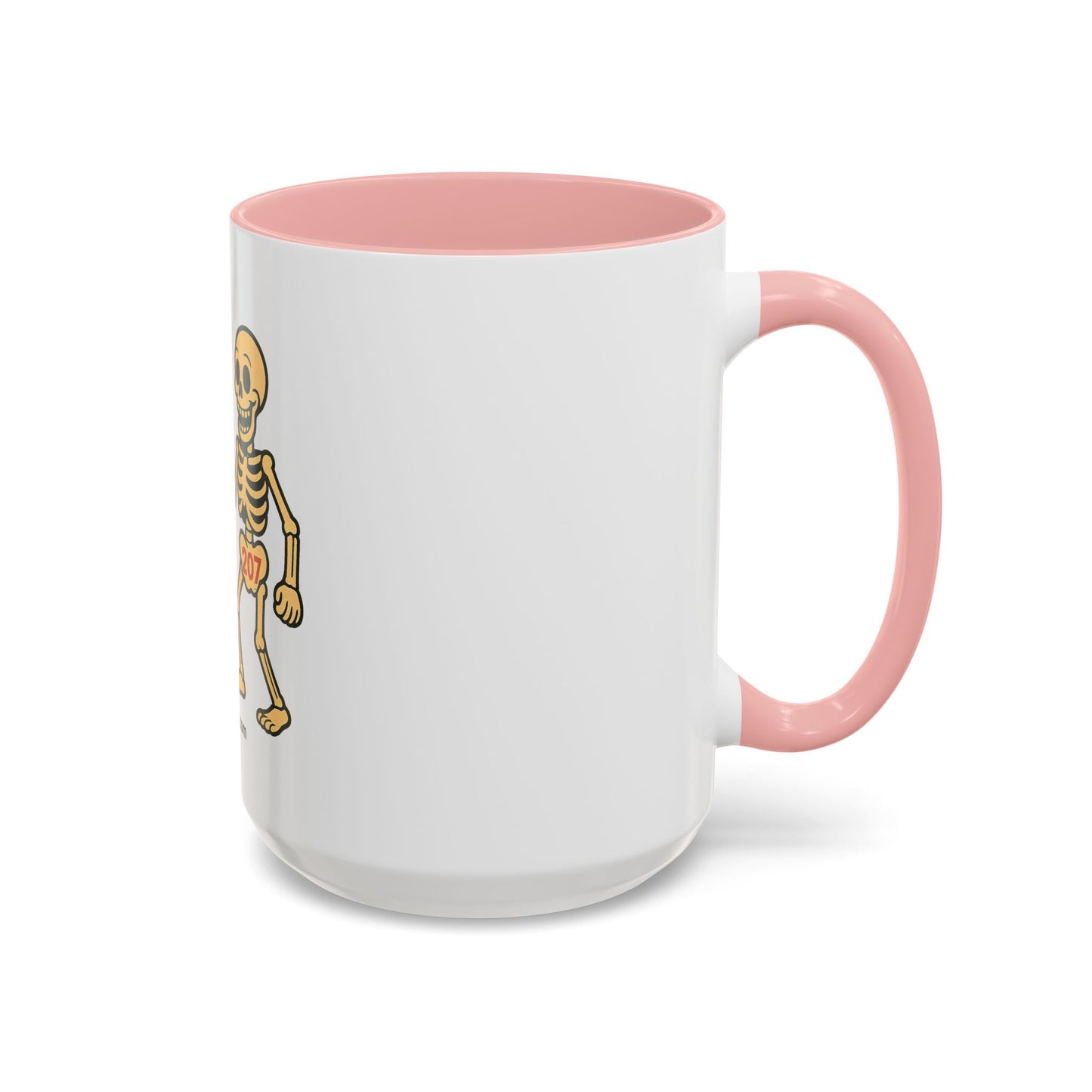 Playful Skeleton Coffee Mug, Fun Gift for Halloween, Quirky Kitchen Decor, Unique Drinking Cup, Halloween Humor Mug