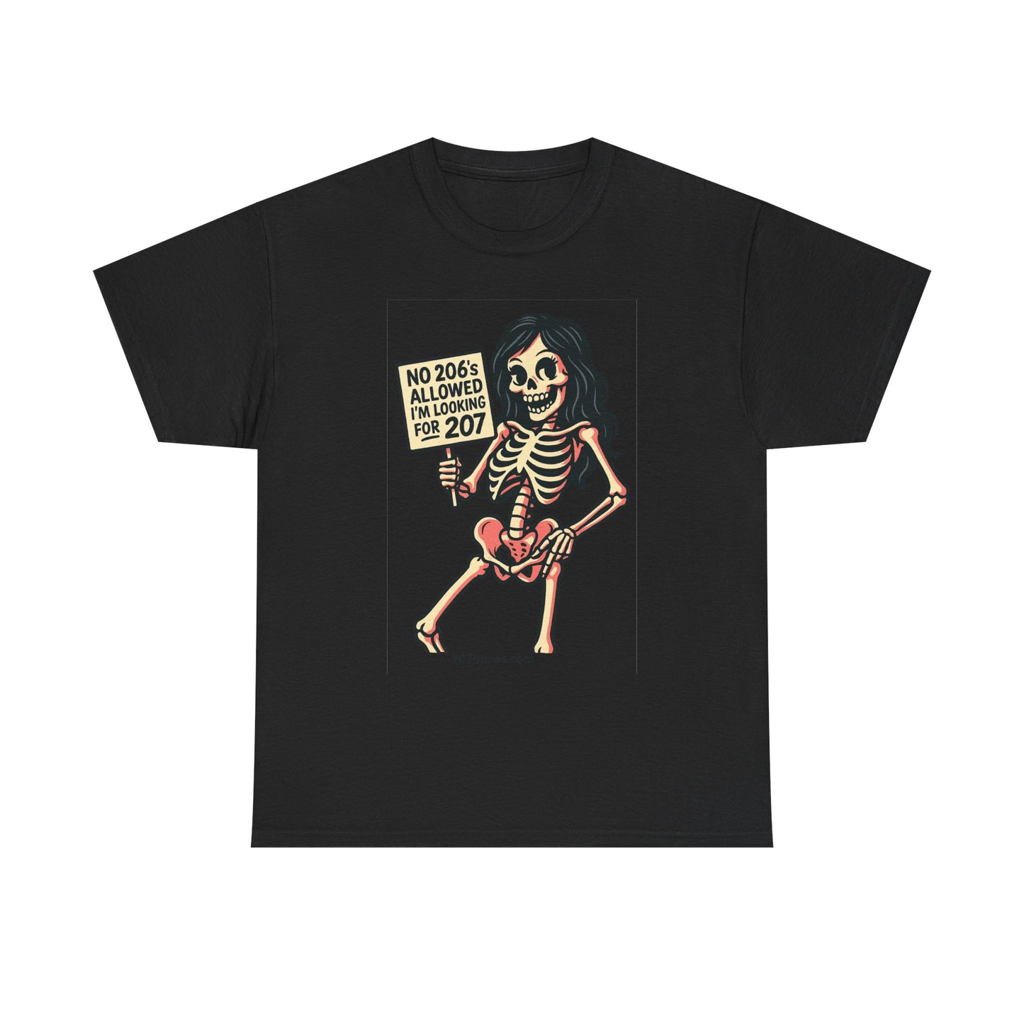 Skeleton Protest Unisex Tee - Fun Graphic T-Shirt for Halloween, Casual Wear, Gift for Friends, Vintage Style, Statement Shirt
