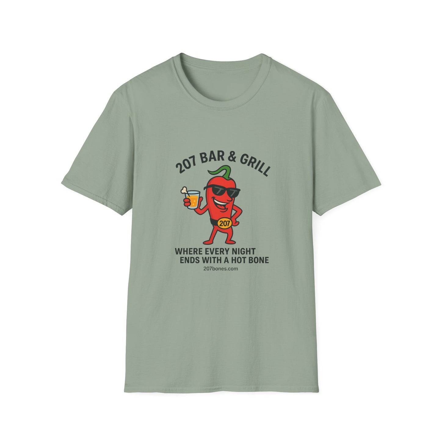 Fun Chili Bar & Grill T-Shirt, Perfect for BBQs, Casual Wear, Gift for Grill Lovers, Summer Parties, Foodie Apparel