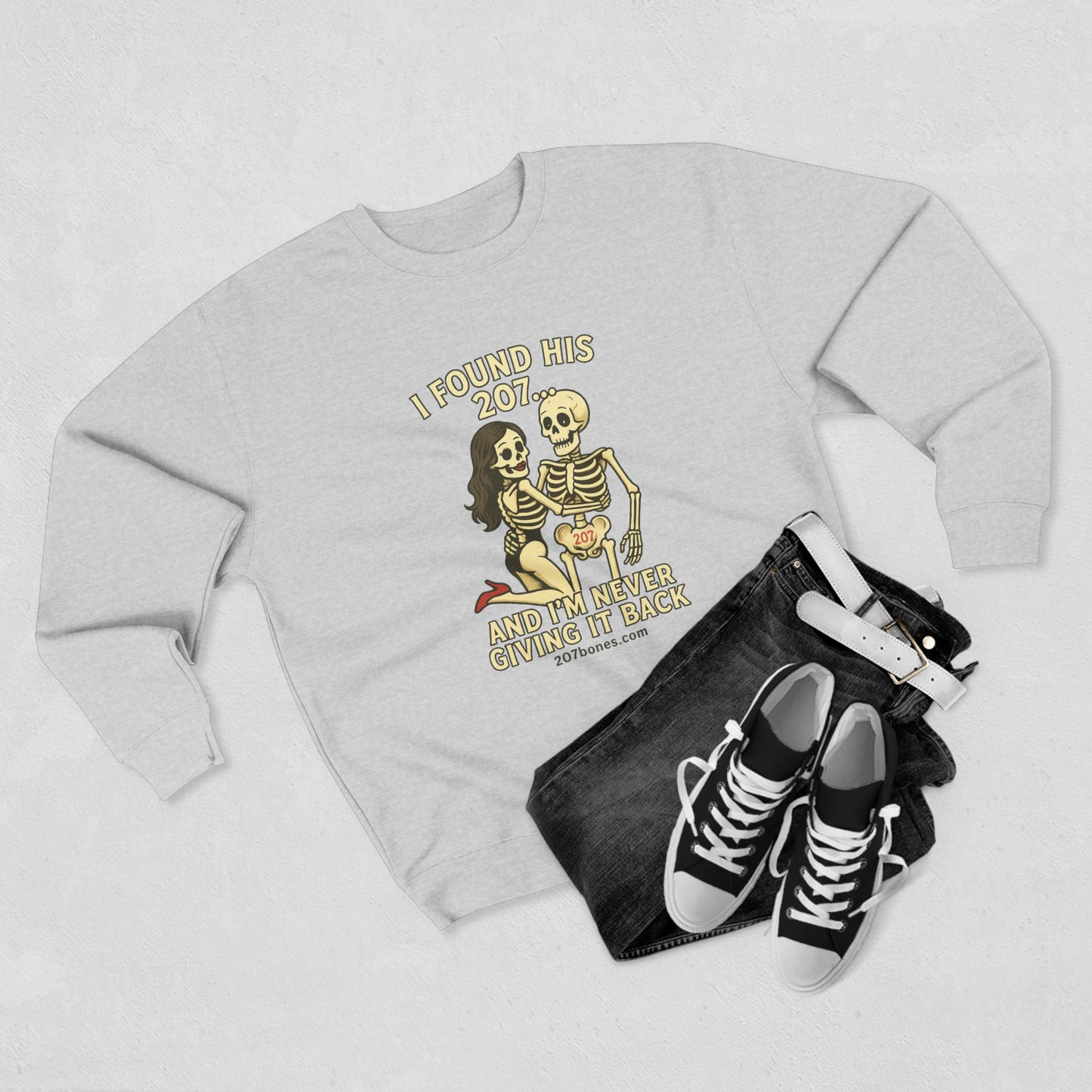Fun Skeleton Party Sweatshirt, Unisex Halloween Crewneck, Unique Gift for Party Lovers, Cozy Fall Apparel, Perfect for Celebrations