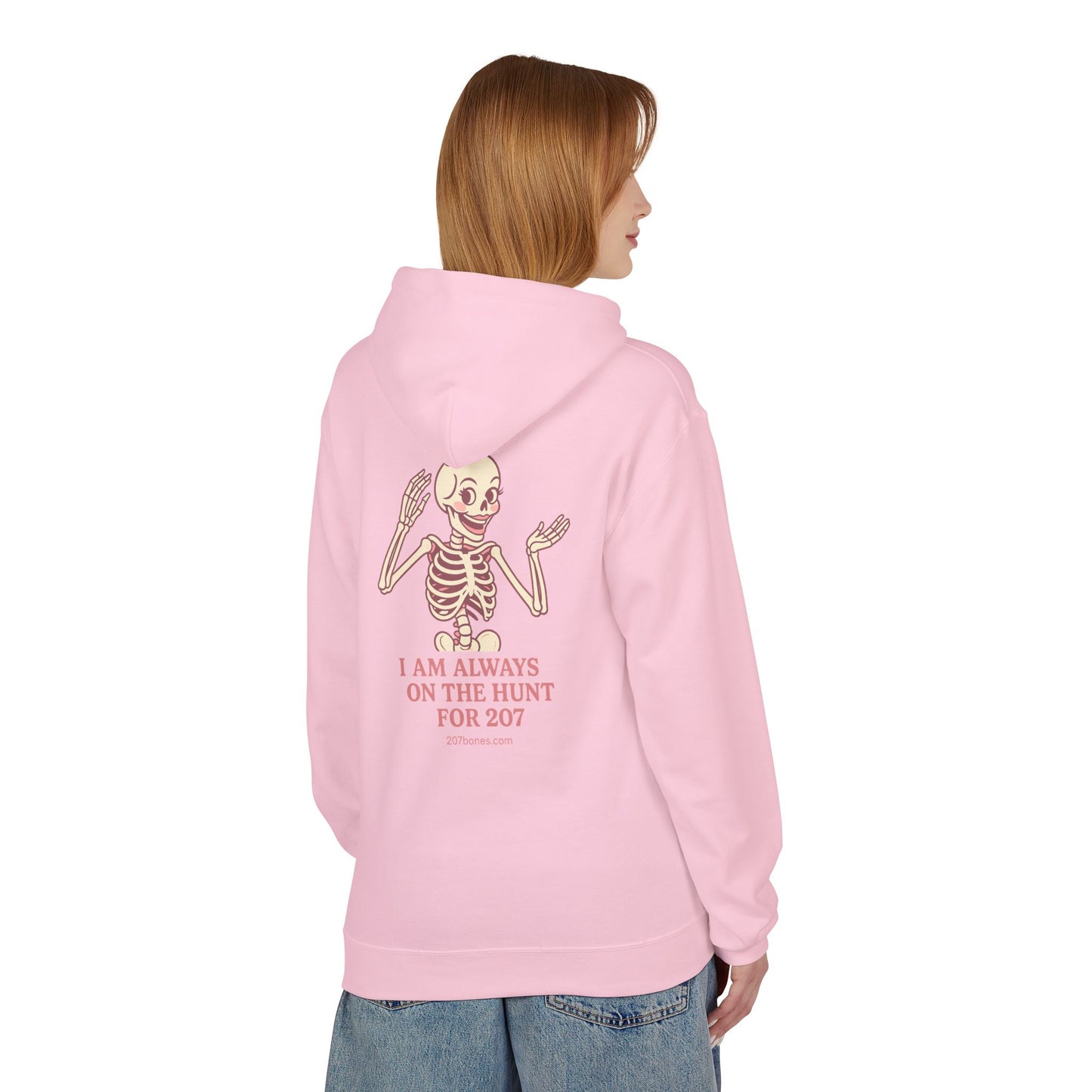 Cute Skeleton Hoodie, Unisex Fleece, Funny Halloween Gear, Gift for Spooky Season, Year-Round Comfort Wear, Trendy Layering