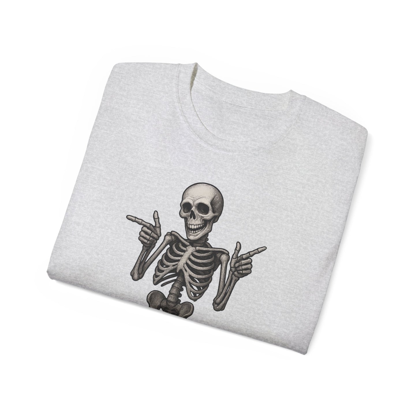 Skeleton Humor Tee: Perfect for Halloween, Parties, Birthdays, Casual Outfits, Gifts