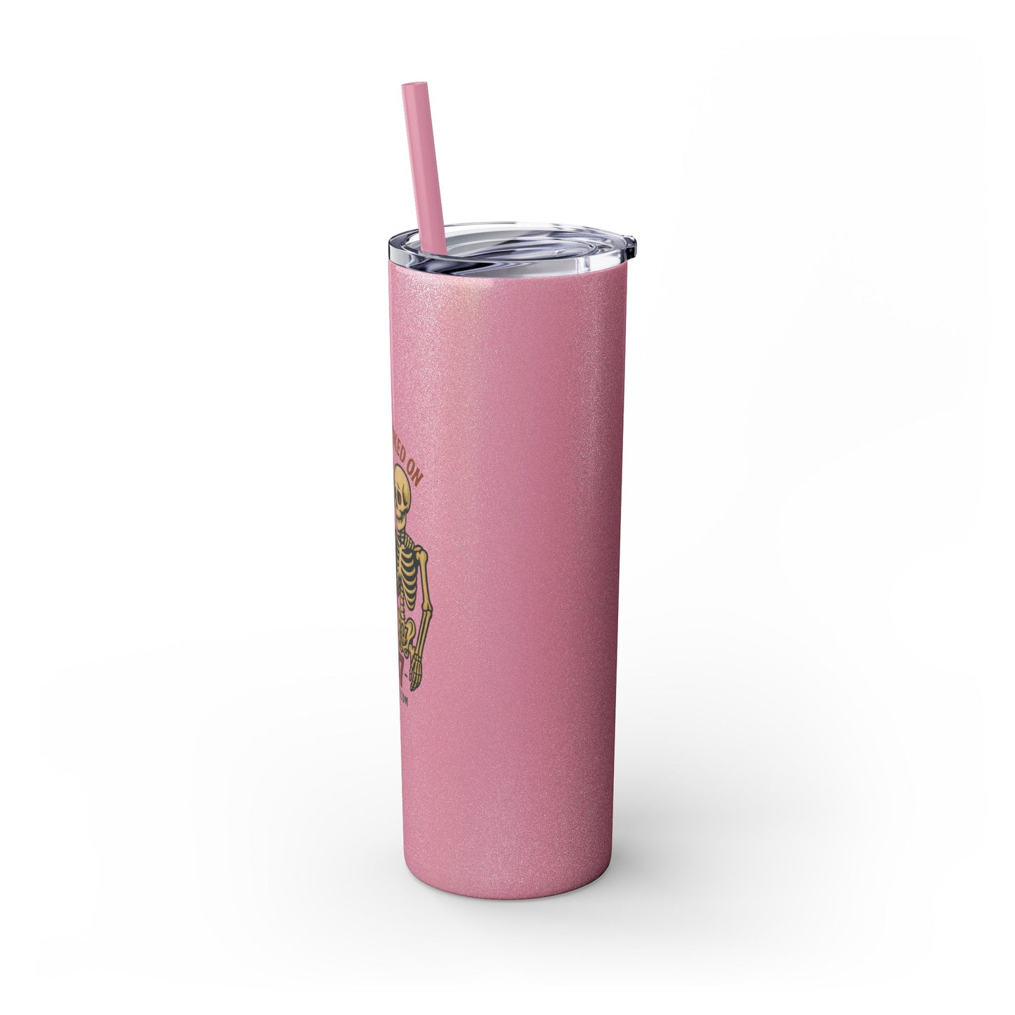 Totally Hooked Skinny Tumbler - 20oz, Cute Halloween Mug, Fun Gift for Coffee Lovers, Party Essentials, Unique Personalized Cup