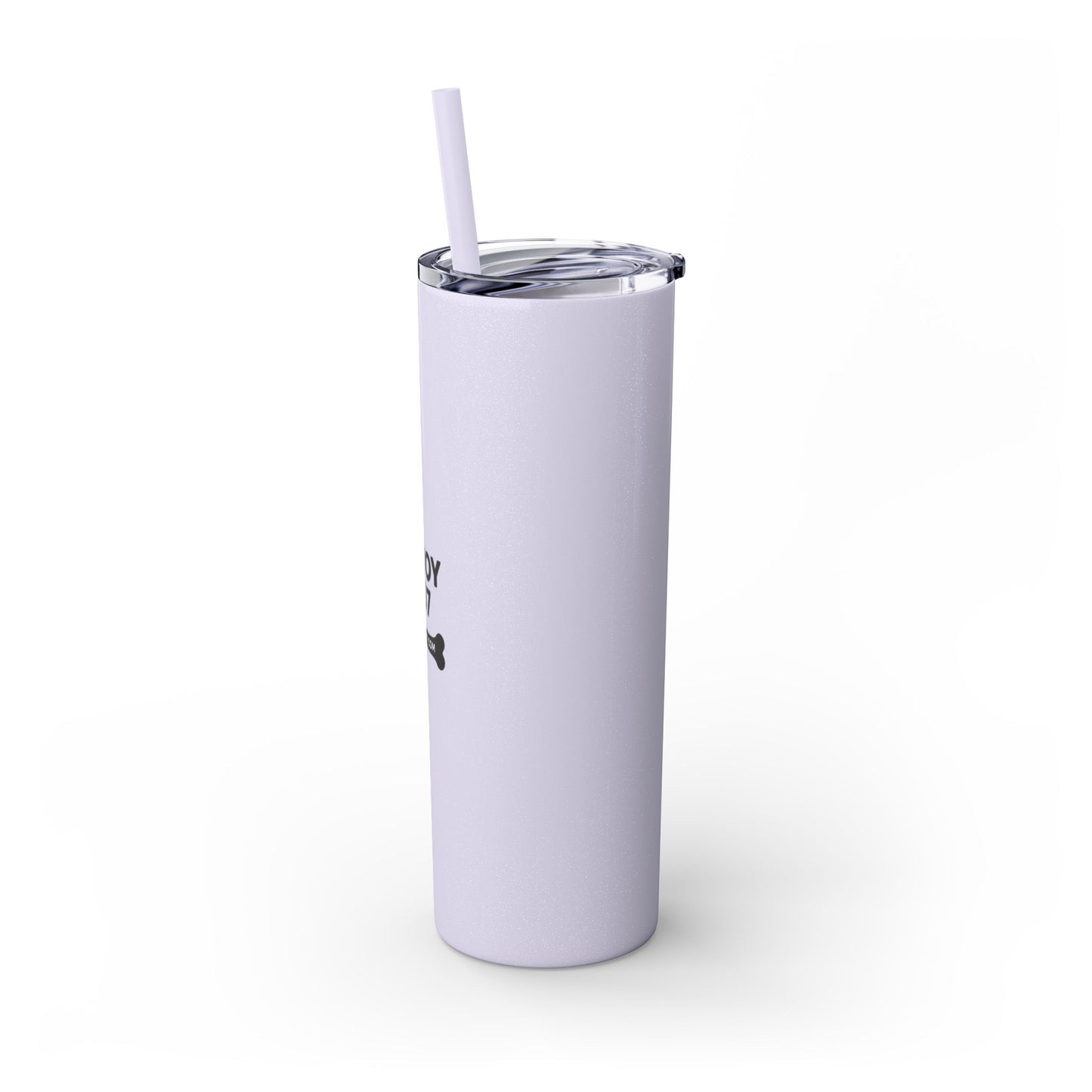 Personalized Skinny Tumbler with Straw, Perfect for Dog Lovers, Enjoy 207, Travel Mug, Gift Idea, Customized Drinkware