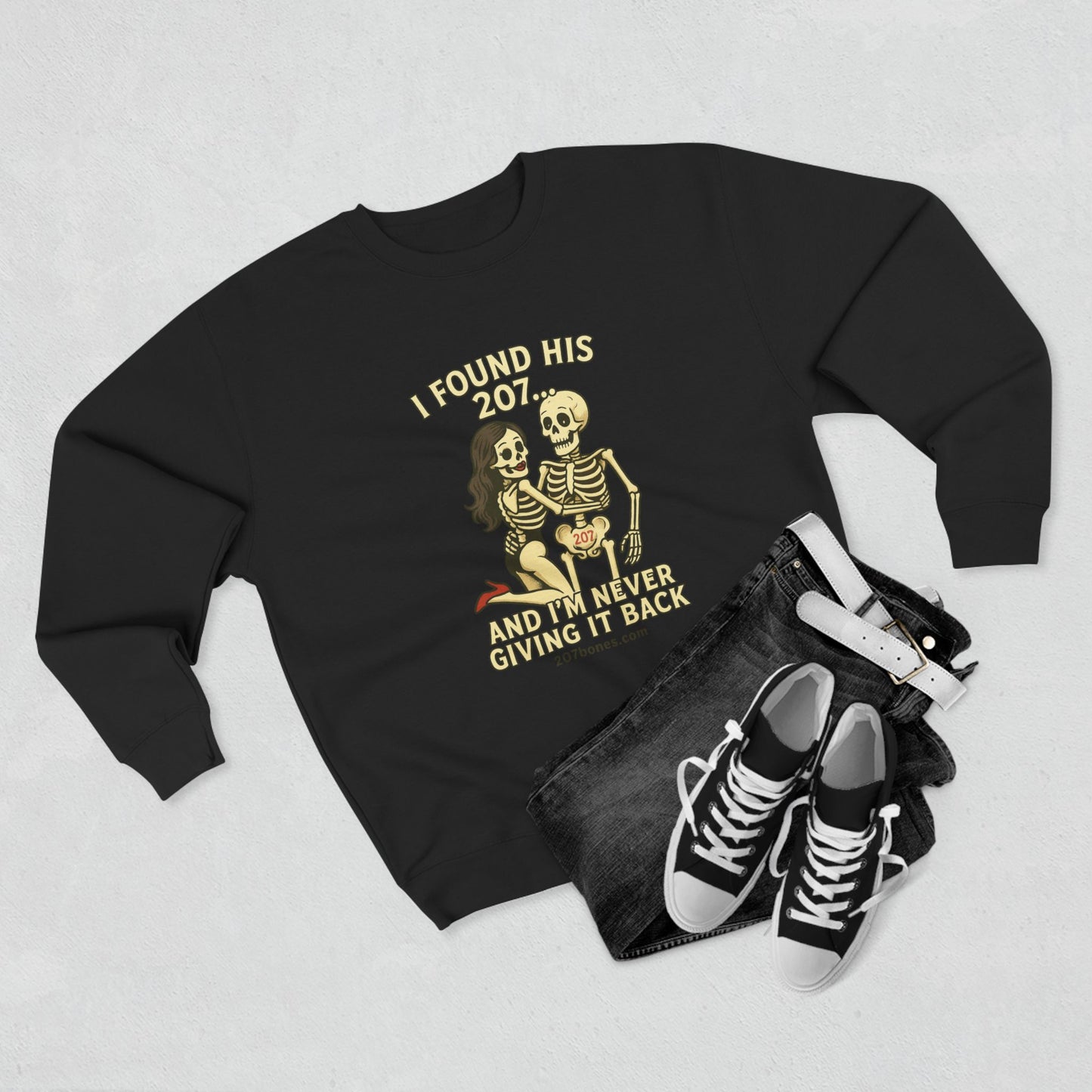 Fun Skeleton Party Sweatshirt, Unisex Halloween Crewneck, Unique Gift for Party Lovers, Cozy Fall Apparel, Perfect for Celebrations
