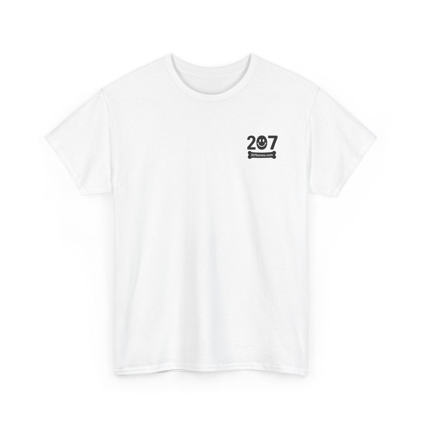 Patriotic Graphic Tee - Born to Bone, Unisex Heavy Cotton T-Shirt, Perfect for BBQs, Independence Day, and Casual Outings