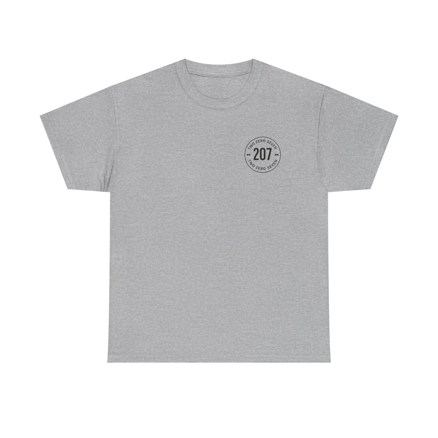 Unisex Heavy Cotton Tee - Bone of the Free, Home of the 207, American Spirit T-Shirt, Patriotic Tee, Casual Wear, Gift for Veterans