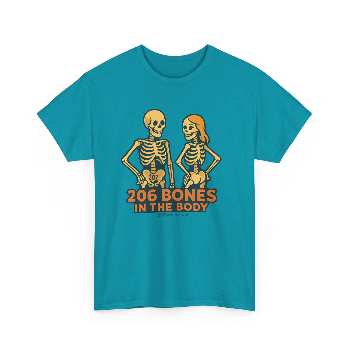 Playful Skeleton Graphic Tee, Fun Halloween Tee, Unisex Cotton T-Shirt, Spooky Gift Ideas, Casual Wear for Parties