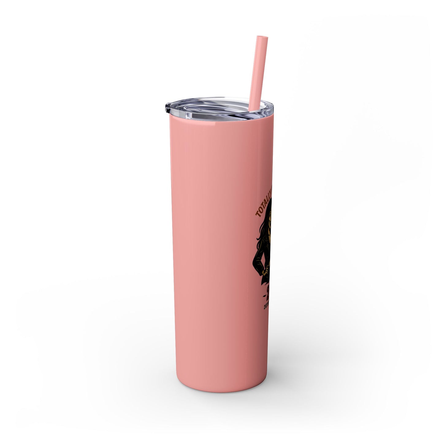 Totally Hooked Skinny Tumbler - 20oz, Cute Halloween Mug, Fun Gift for Coffee Lovers, Party Essentials, Unique Personalized Cup