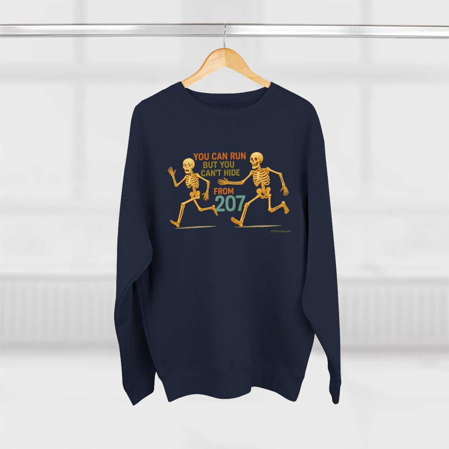 Funny Skeleton Sweatshirt, Halloween Apparel, Unisex Crewneck, Gift for Fans, Humor Clothing, Spooky Season Gear