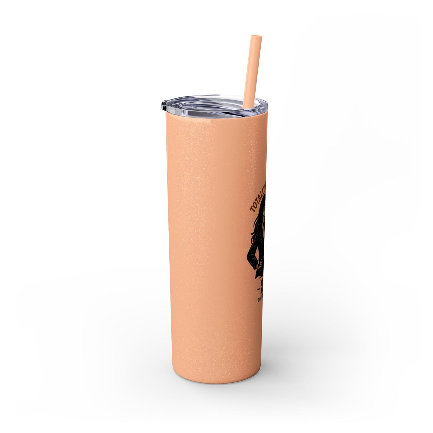 Totally Hooked Skinny Tumbler - 20oz, Cute Halloween Mug, Fun Gift for Coffee Lovers, Party Essentials, Unique Personalized Cup