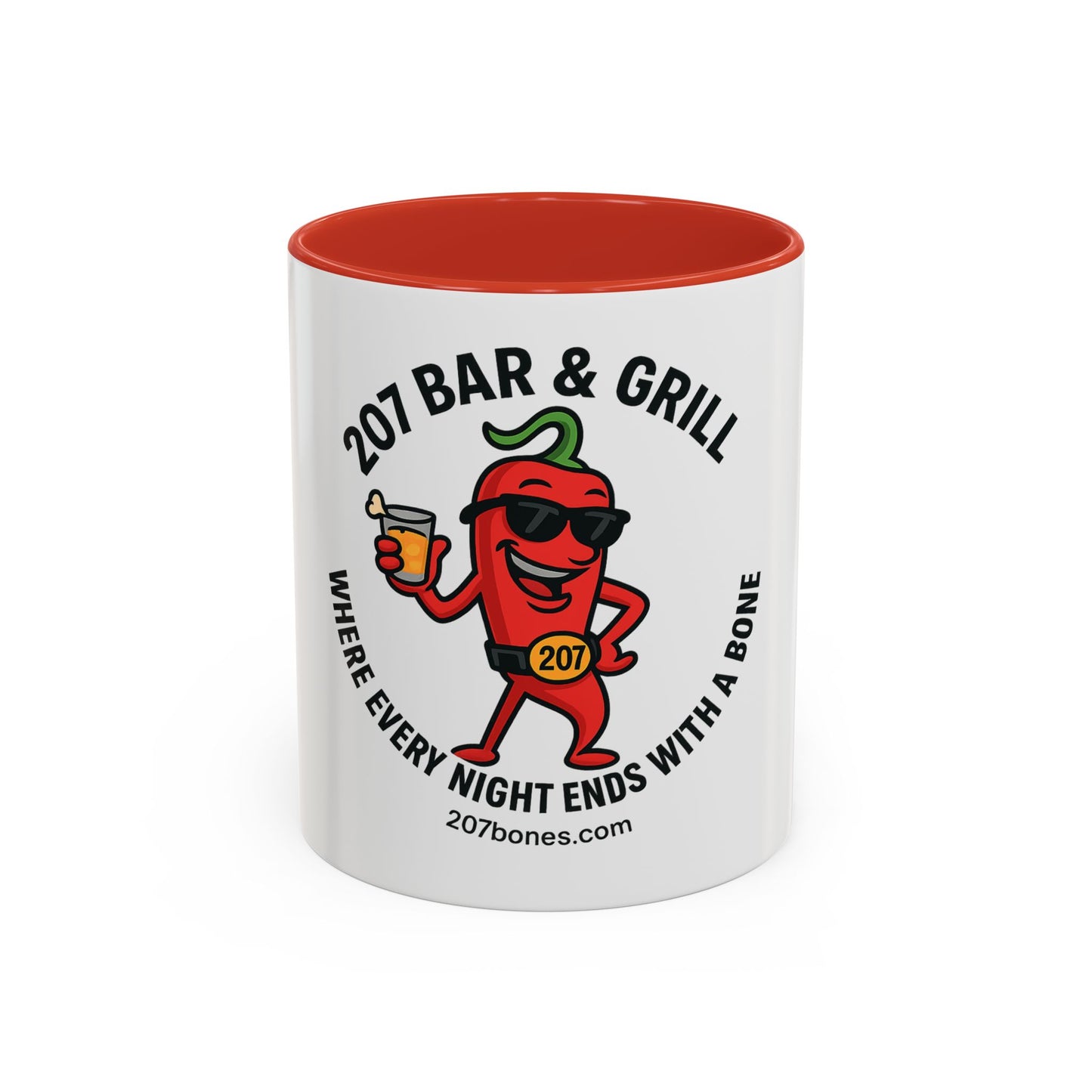 Fun Chili Pepper Accent Coffee Mug - Perfect for Bars, Cooking Gifts, Kitchen Decor, Party Favors, and Casual Gatherings
