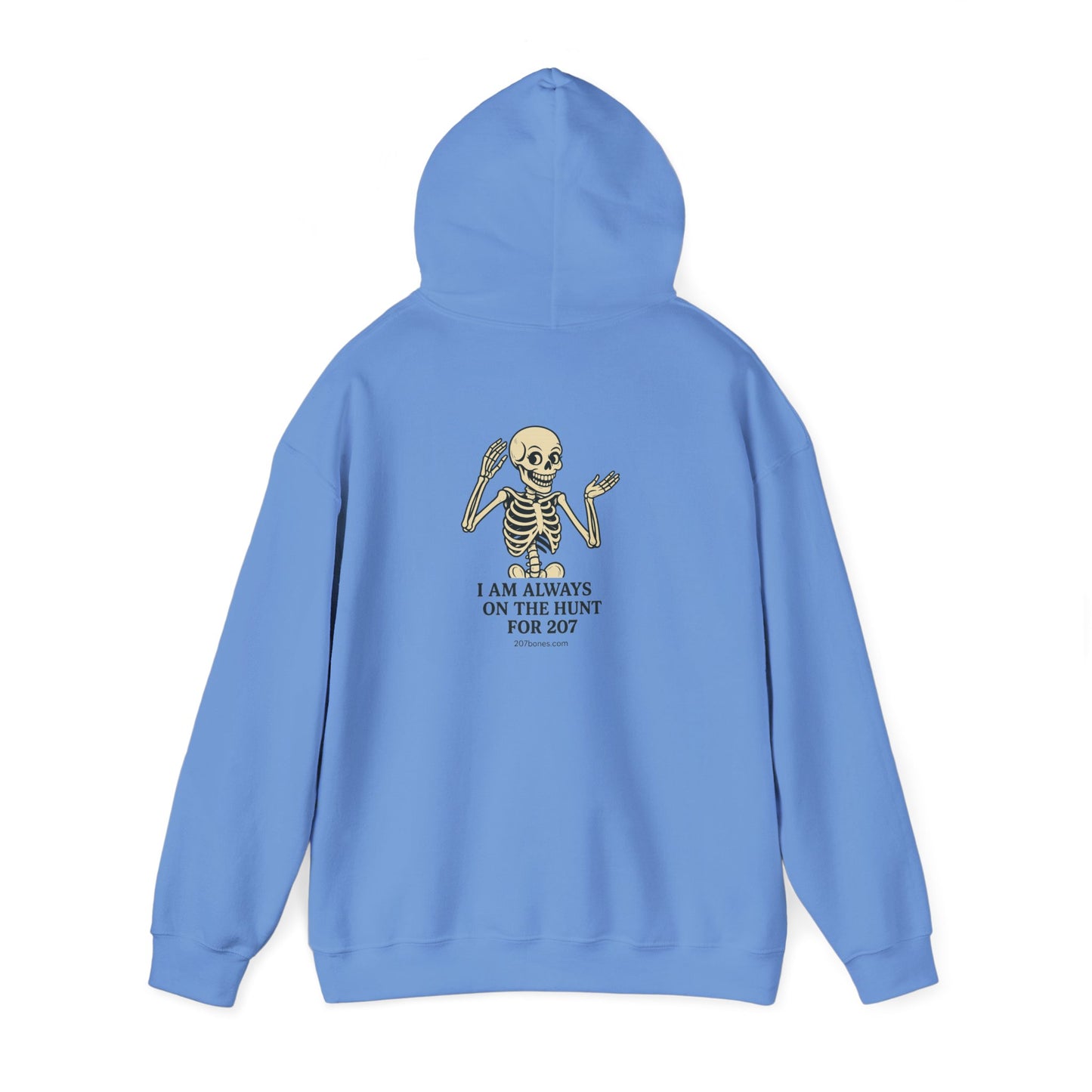 Stylish Unisex Hoodie with Playful Skeleton Design - Cozy, Casual, Perfect for All Seasons, Ideal Gift for Halloween and Trendy Wearers.