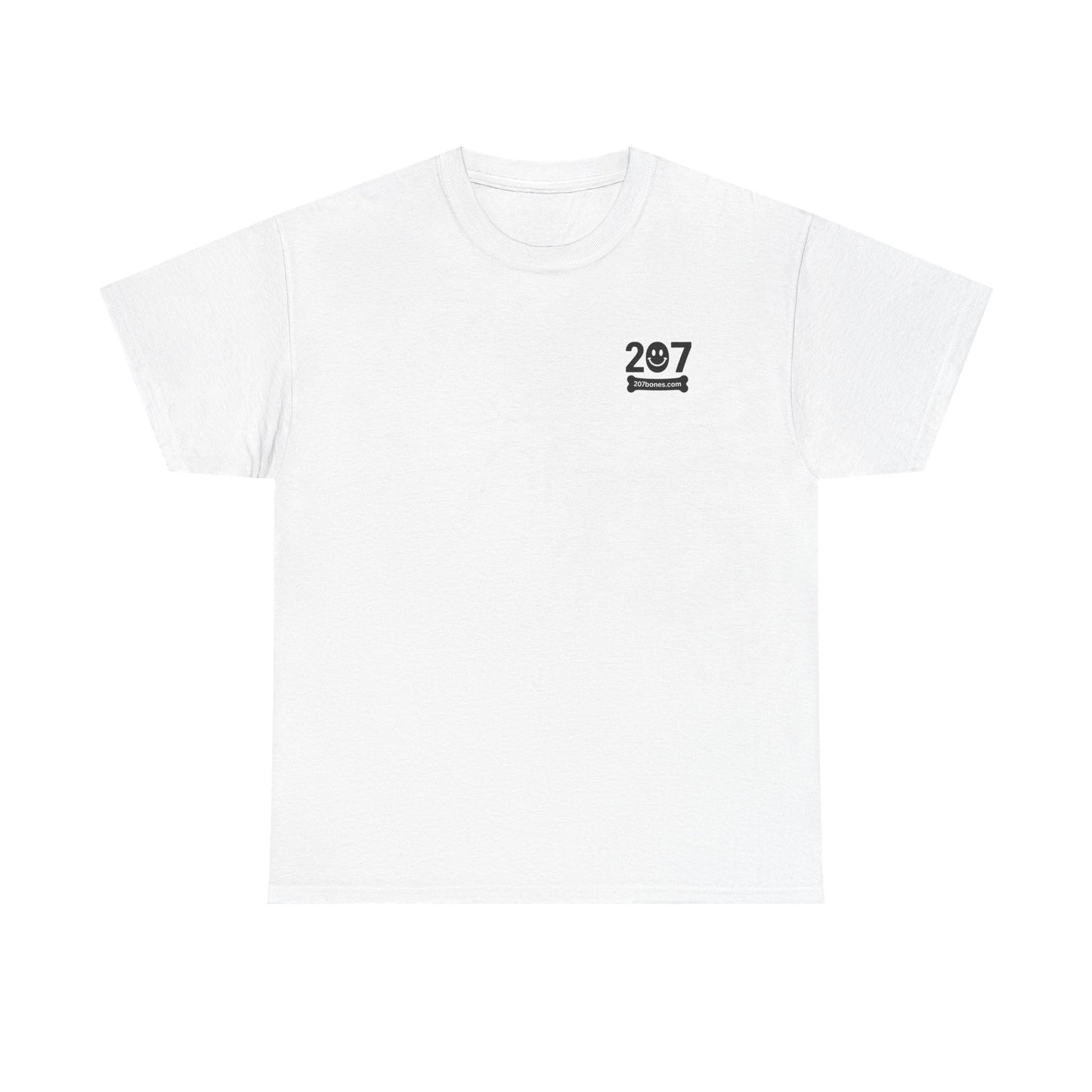 Patriotic Graphic Tee - Born to Bone, Unisex Heavy Cotton T-Shirt, Perfect for BBQs, Independence Day, and Casual Outings