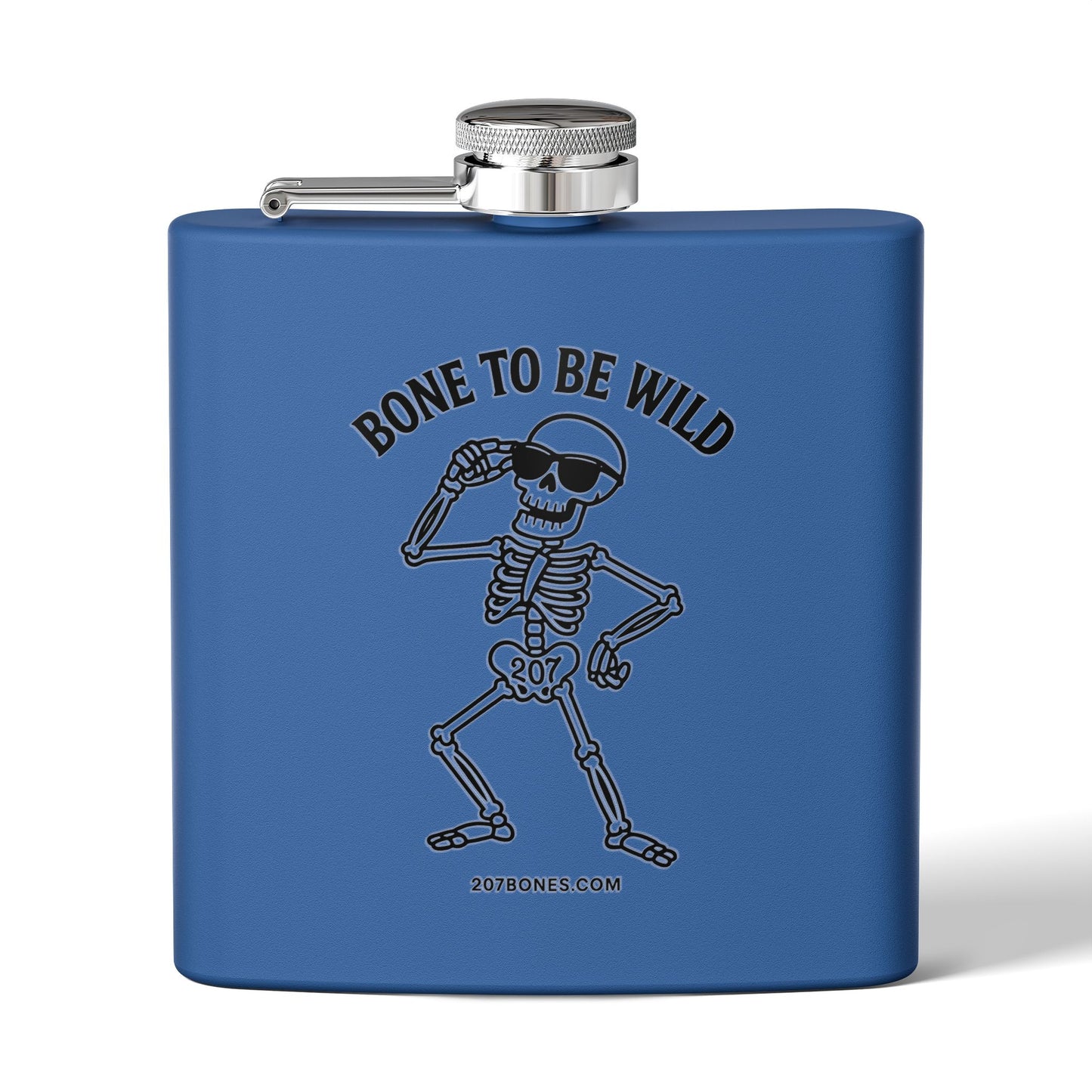 Stylish Skeleton Flask - Bone to Be Wild, Unique Gift for Parties, Camping, Weddings, or Just for Fun