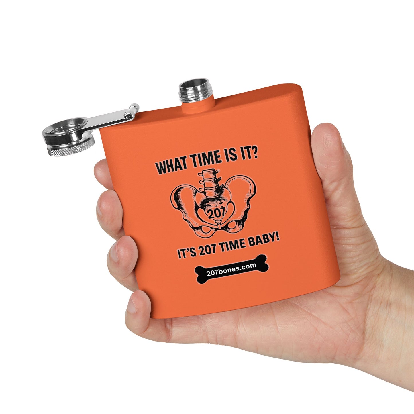 Unique 6oz Stainless Steel Flask | Perfect Gift for Parties, Tailgating, Camping, Birthdays, or As A Gag Gift