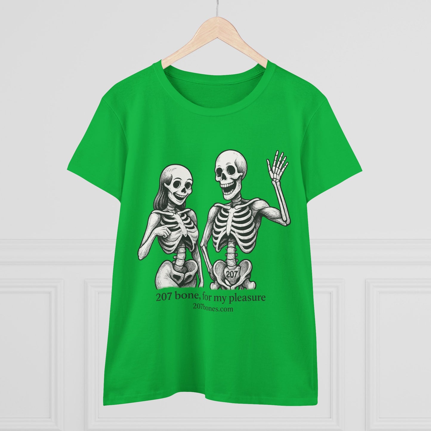 Funny Skeleton Graphic Tee, Halloween Shirt, Quirky Women's Top, Casual Everyday Wear, Gift for Friends