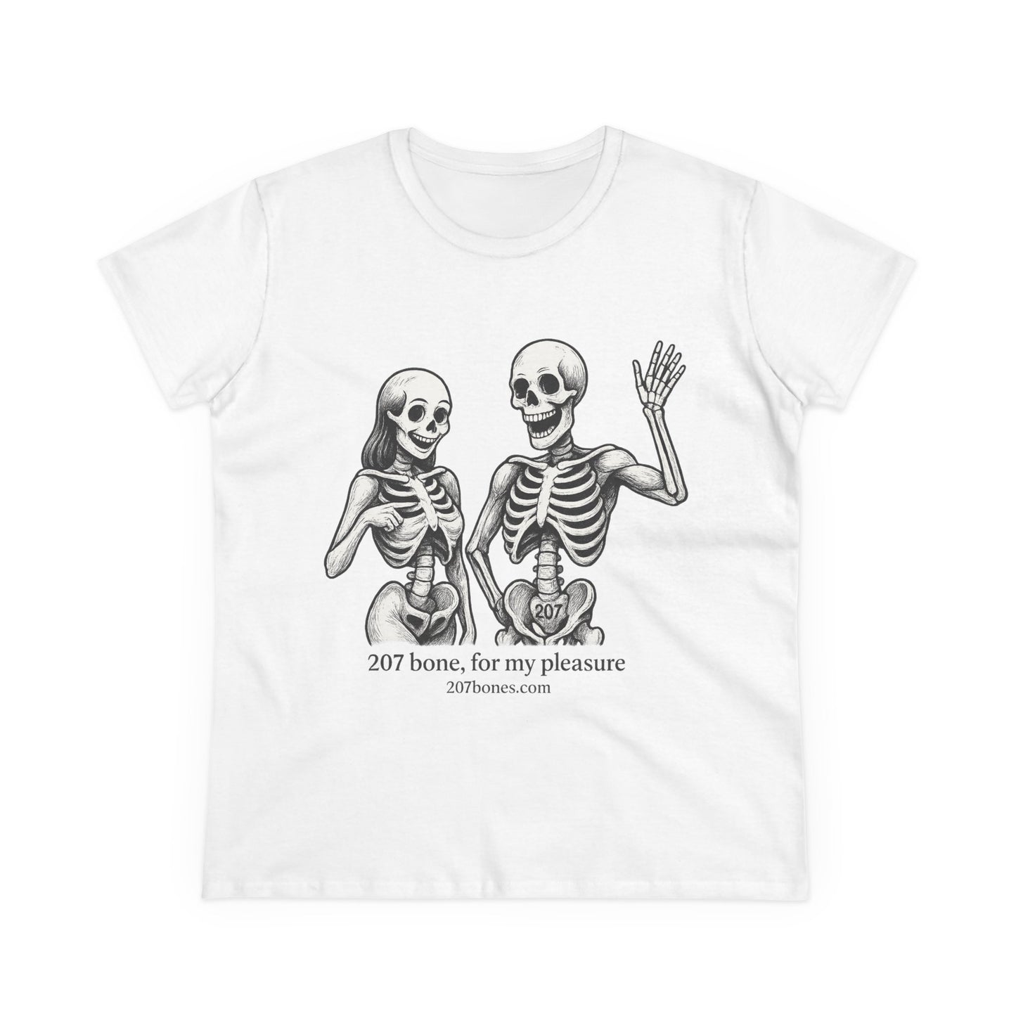 Funny Skeleton Graphic Tee, Halloween Shirt, Quirky Women's Top, Casual Everyday Wear, Gift for Friends