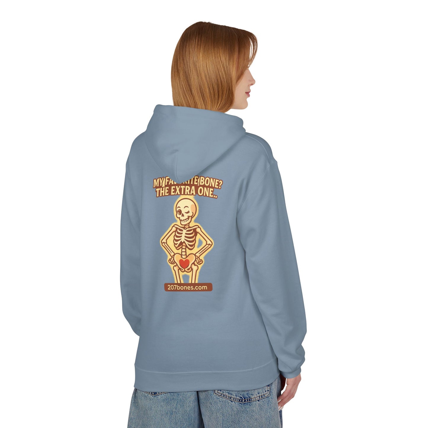 Funny Skeleton Hoodie, Unisex Hoodie, Halloween Apparel, Gift for Bone Lovers, Cute and Comfy Sweatshirt