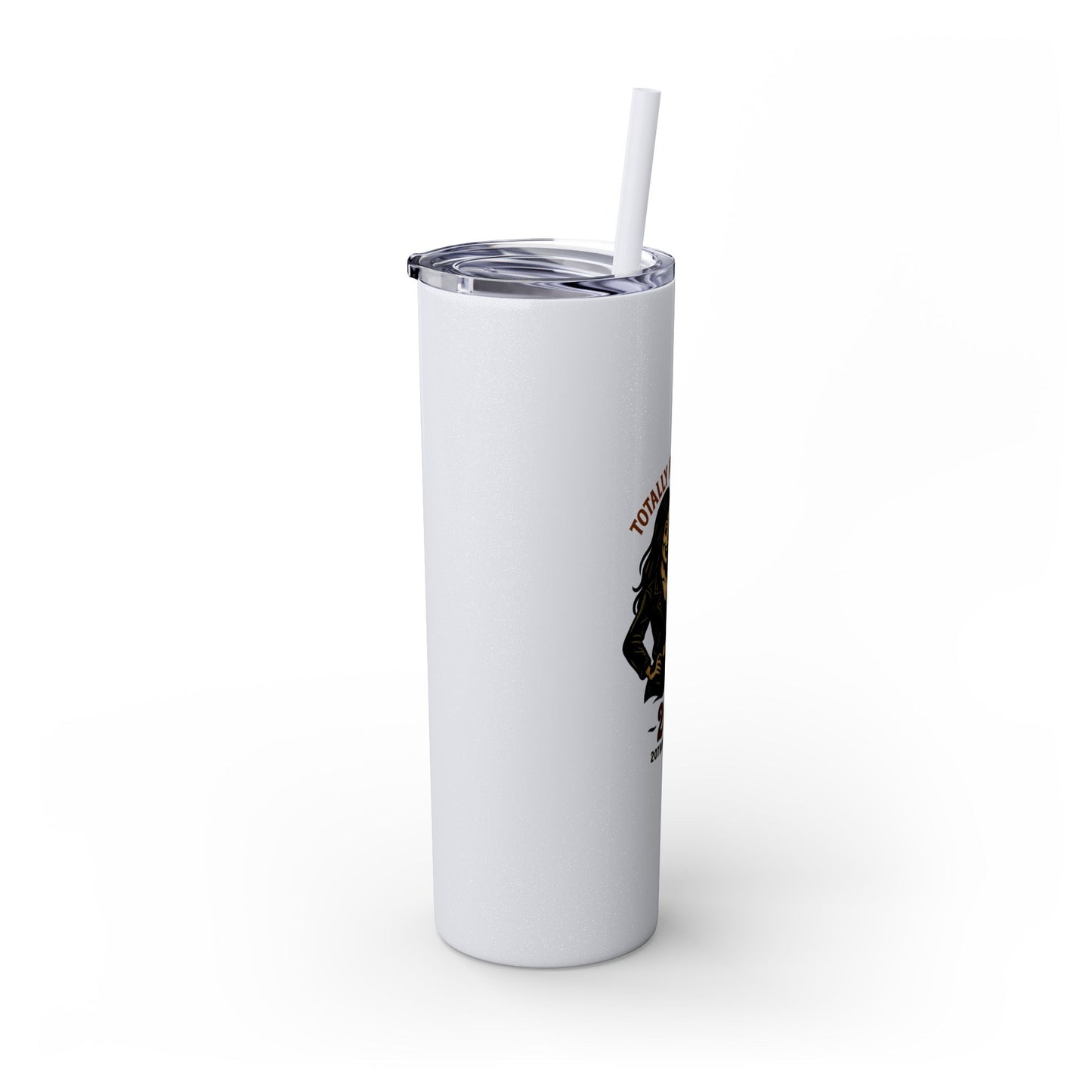 Totally Hooked Skinny Tumbler - 20oz, Cute Halloween Mug, Fun Gift for Coffee Lovers, Party Essentials, Unique Personalized Cup