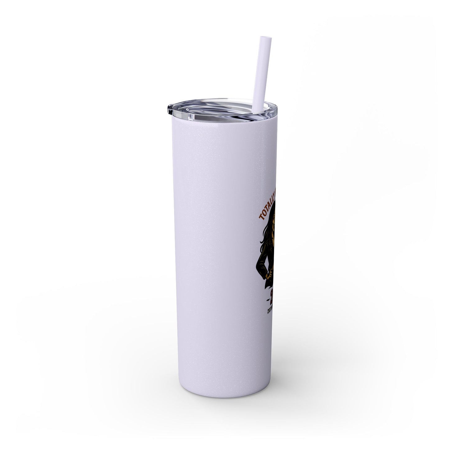 Totally Hooked Skinny Tumbler - 20oz, Cute Halloween Mug, Fun Gift for Coffee Lovers, Party Essentials, Unique Personalized Cup
