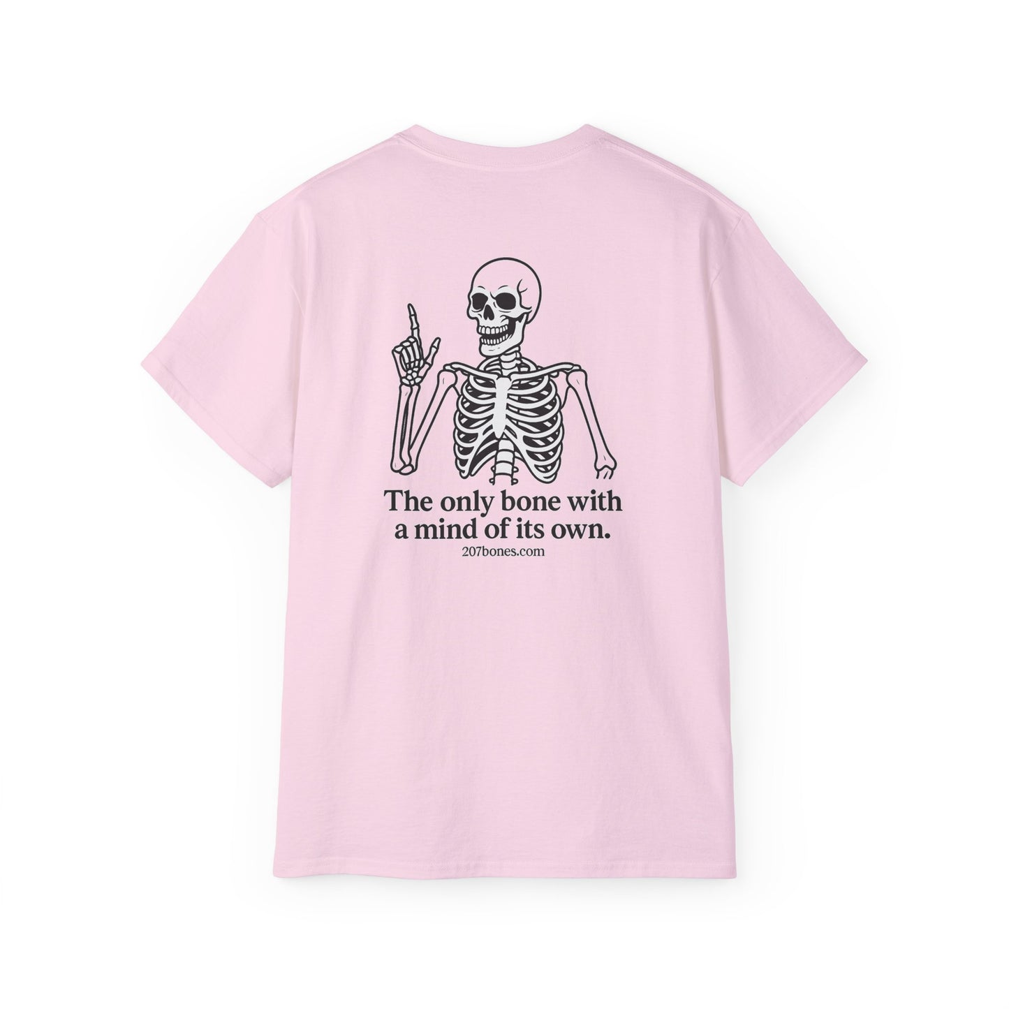 Humorous Skeleton Graphic Tee, Unisex Cotton Shirt, Funny Halloween Gift, Casual Wear, Unique Party Top, Skeleton Bone Humor Shirt