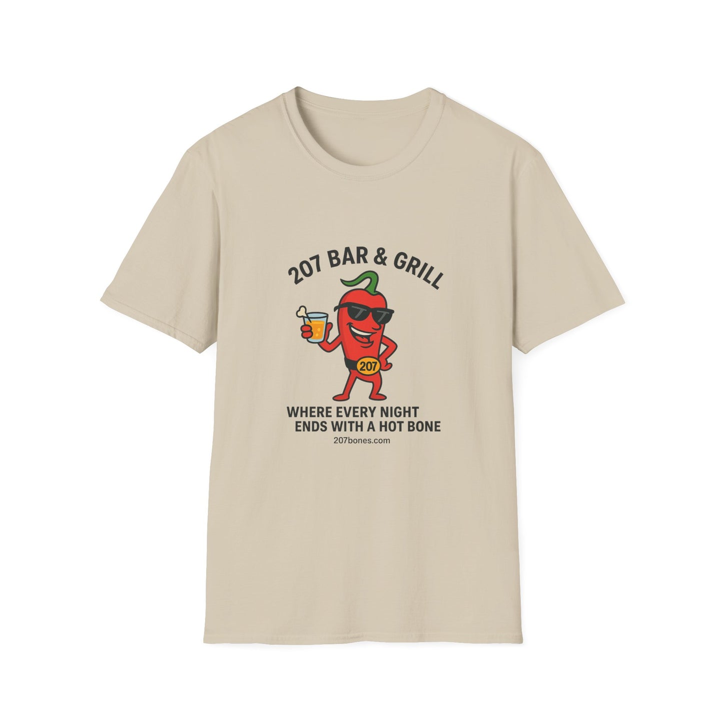 Fun Chili Bar & Grill T-Shirt, Perfect for BBQs, Casual Wear, Gift for Grill Lovers, Summer Parties, Foodie Apparel