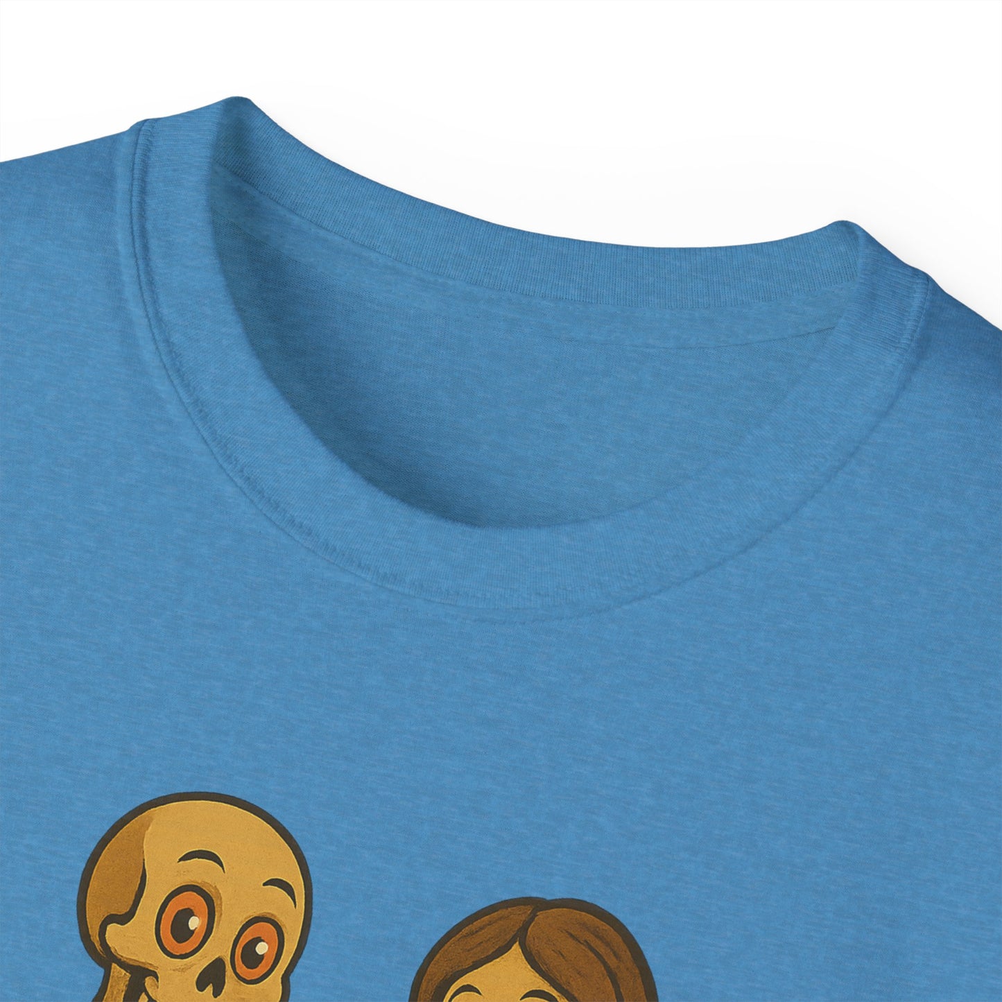Skeleton Couple Tee, Funny Halloween Shirt, Gift for Couples, Spooky T-Shirt, Unisex Graphic Tee, Bone Humor Top