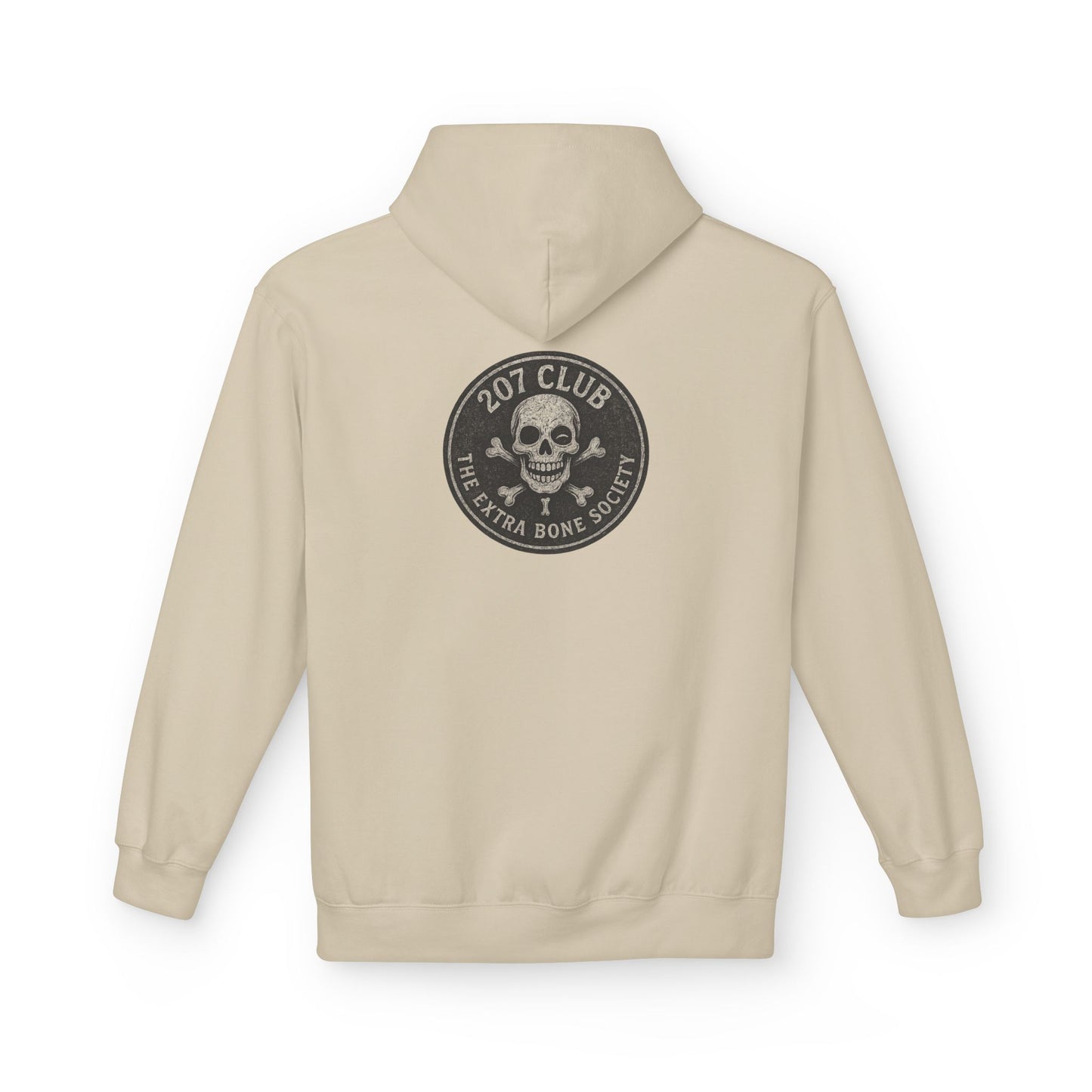 Kiss & Skull Graphic Fleece Hoodie - Trendy Unisex Sweatshirt for Casual Wear, Halloween, Party, Street Style, Gifts