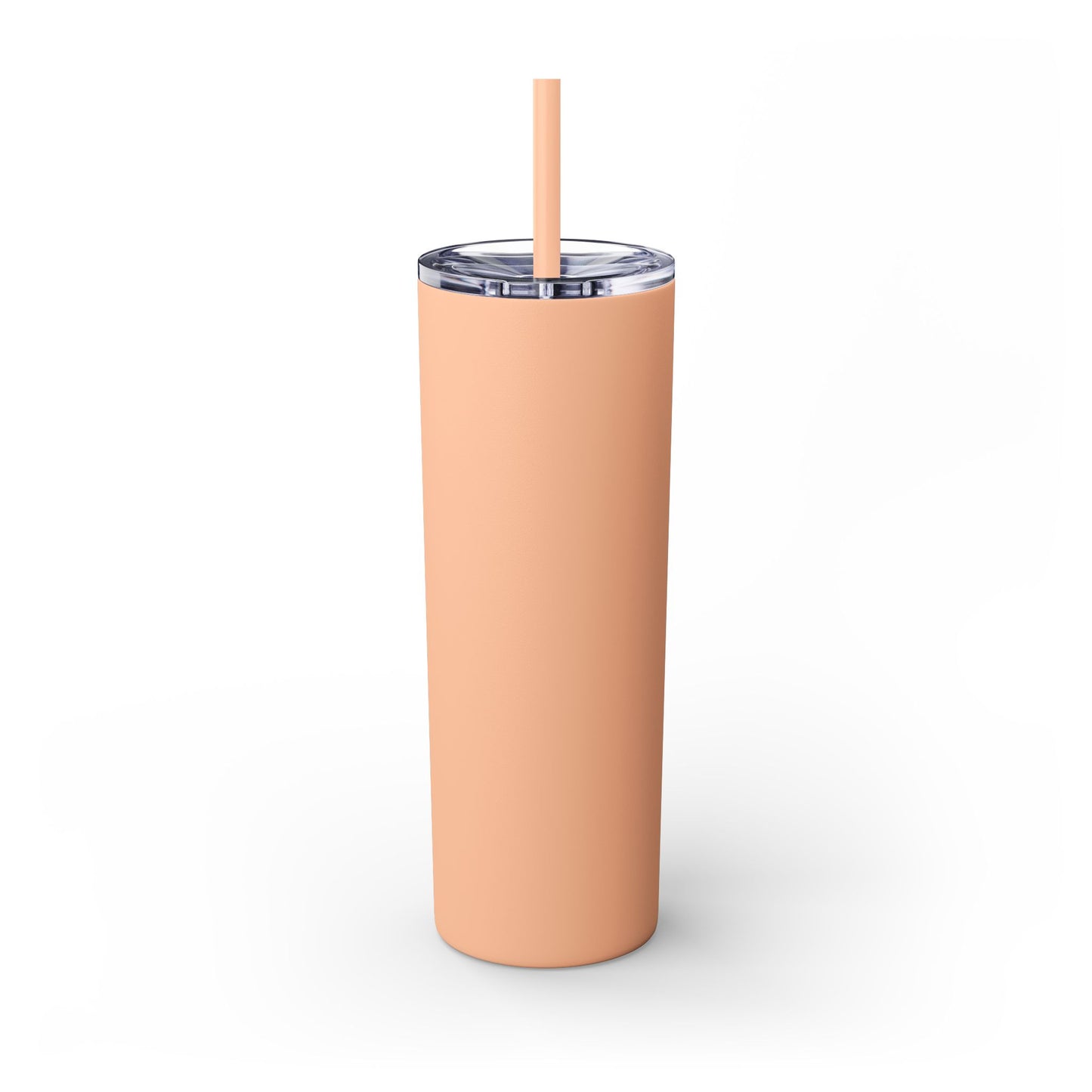 Personalized Skinny Tumbler with Straw, Perfect for Dog Lovers, Enjoy 207, Travel Mug, Gift Idea, Customized Drinkware