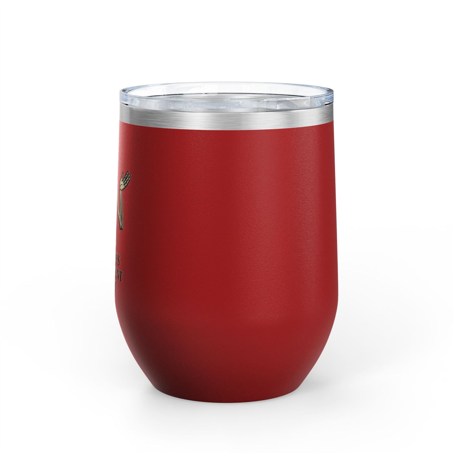 Charming Skeleton Wine Tumbler, Fun Gifts for Halloween, Unique Party Favor, Sip-Friendly, Durable Drinkware, Perfect for Wine Lovers