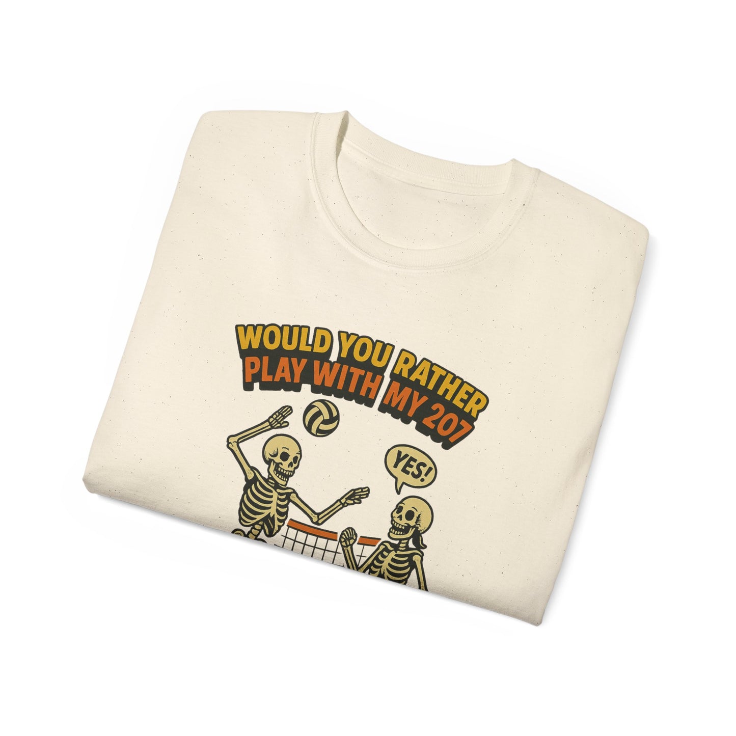Humorous Skeleton Graphic Tee, Halloween Shirt, Unisex Tee, Playful T-Shirt, Gift for Gamers, Casual Wear