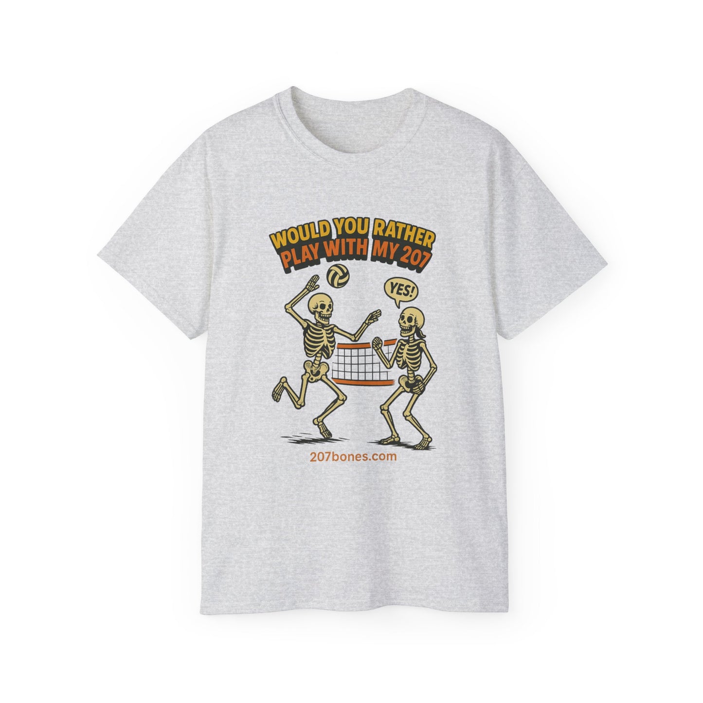 Humorous Skeleton Graphic Tee, Halloween Shirt, Unisex Tee, Playful T-Shirt, Gift for Gamers, Casual Wear
