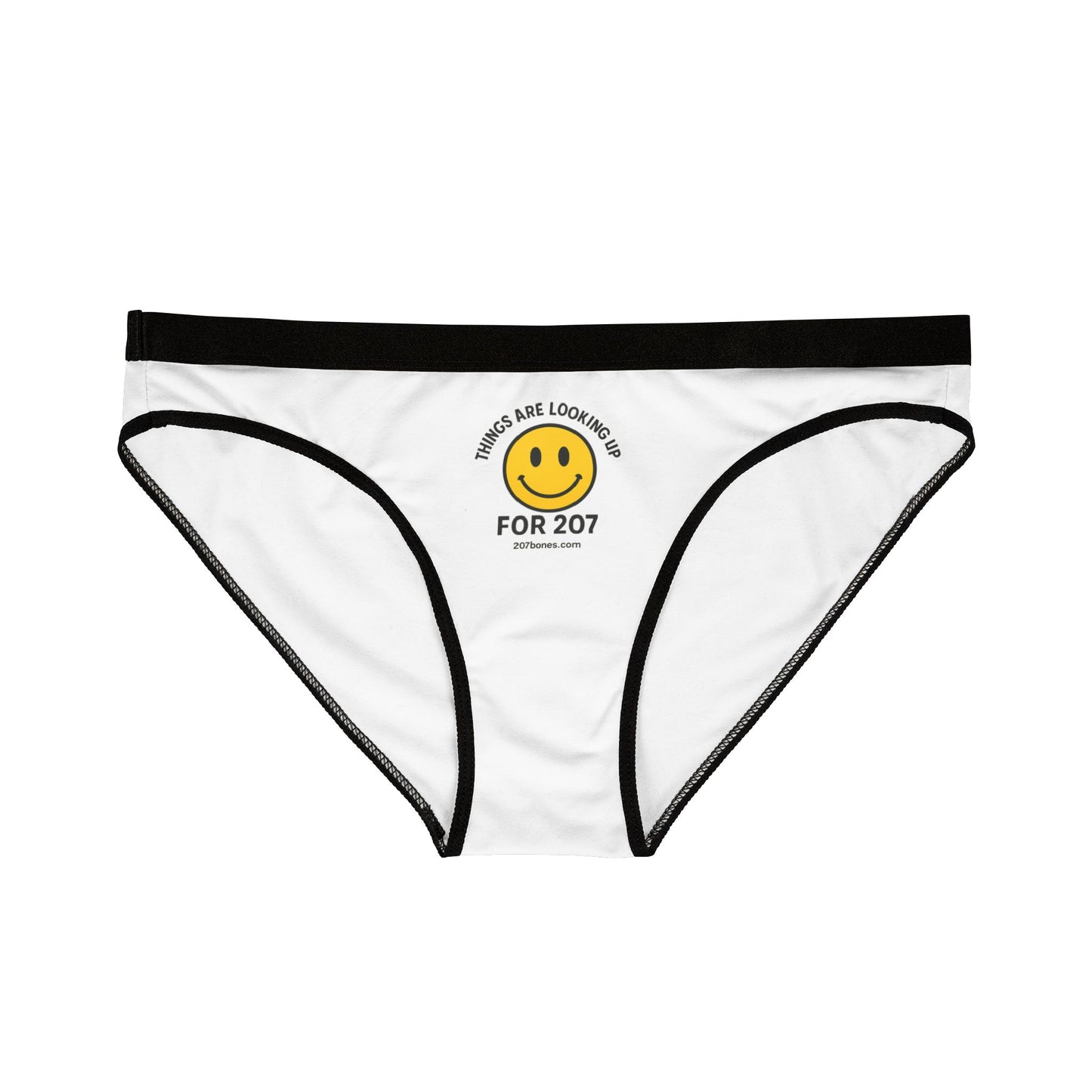Happy Vibes Women's Underwear, Cute Panties, Unique Gift for Her, Fun Loungewear, Mood-Boosting Intimates