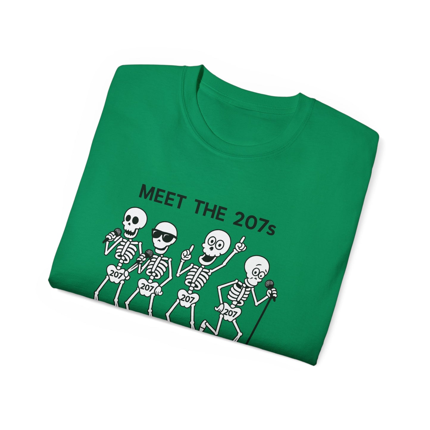 Meet the 207s Skeleton T-Shirt | Fun Halloween Tee, Unisex Cotton Shirt, Cute Skeleton Gift, Casual Outfit, Party Wear