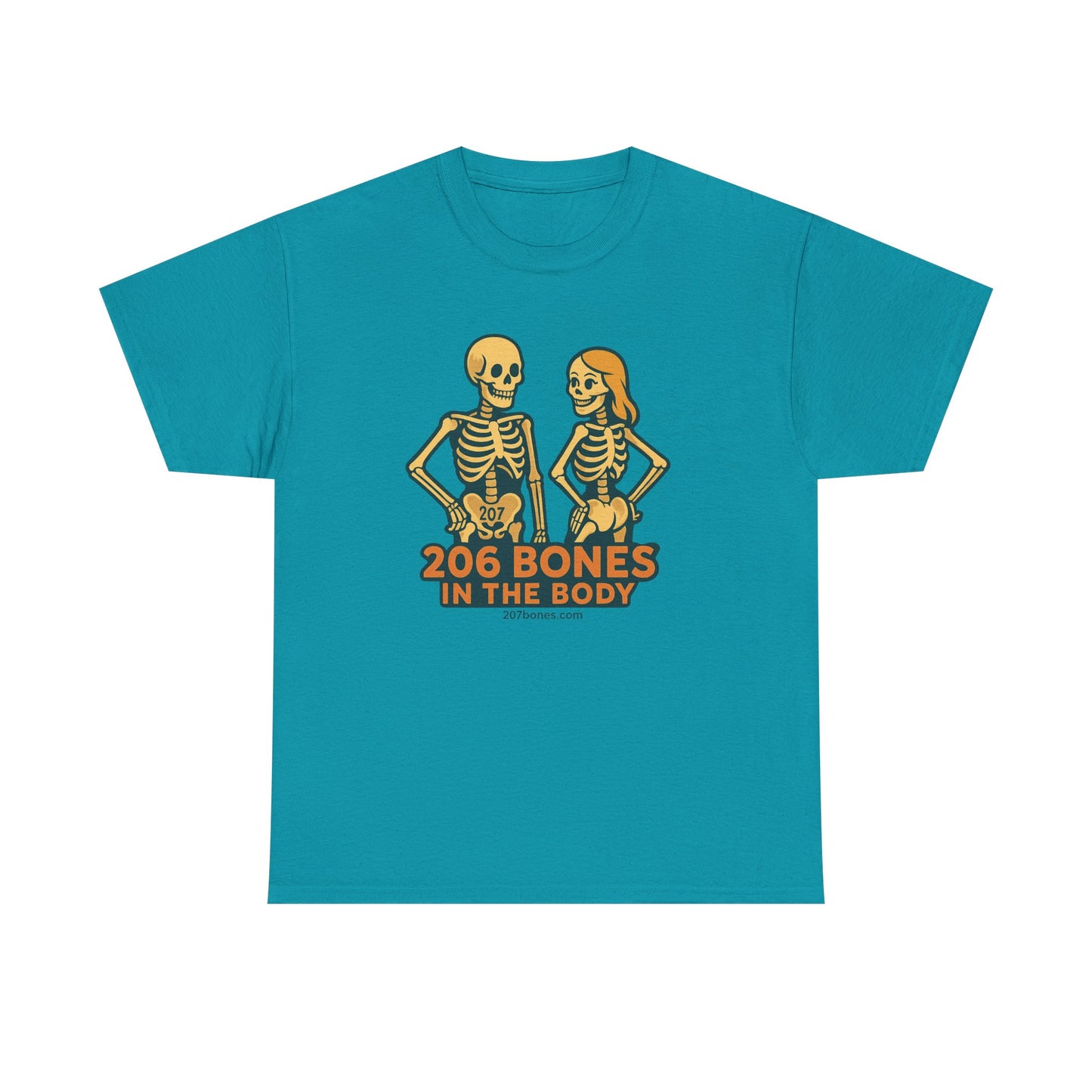 Playful Skeleton Graphic Tee, Fun Halloween Tee, Unisex Cotton T-Shirt, Spooky Gift Ideas, Casual Wear for Parties